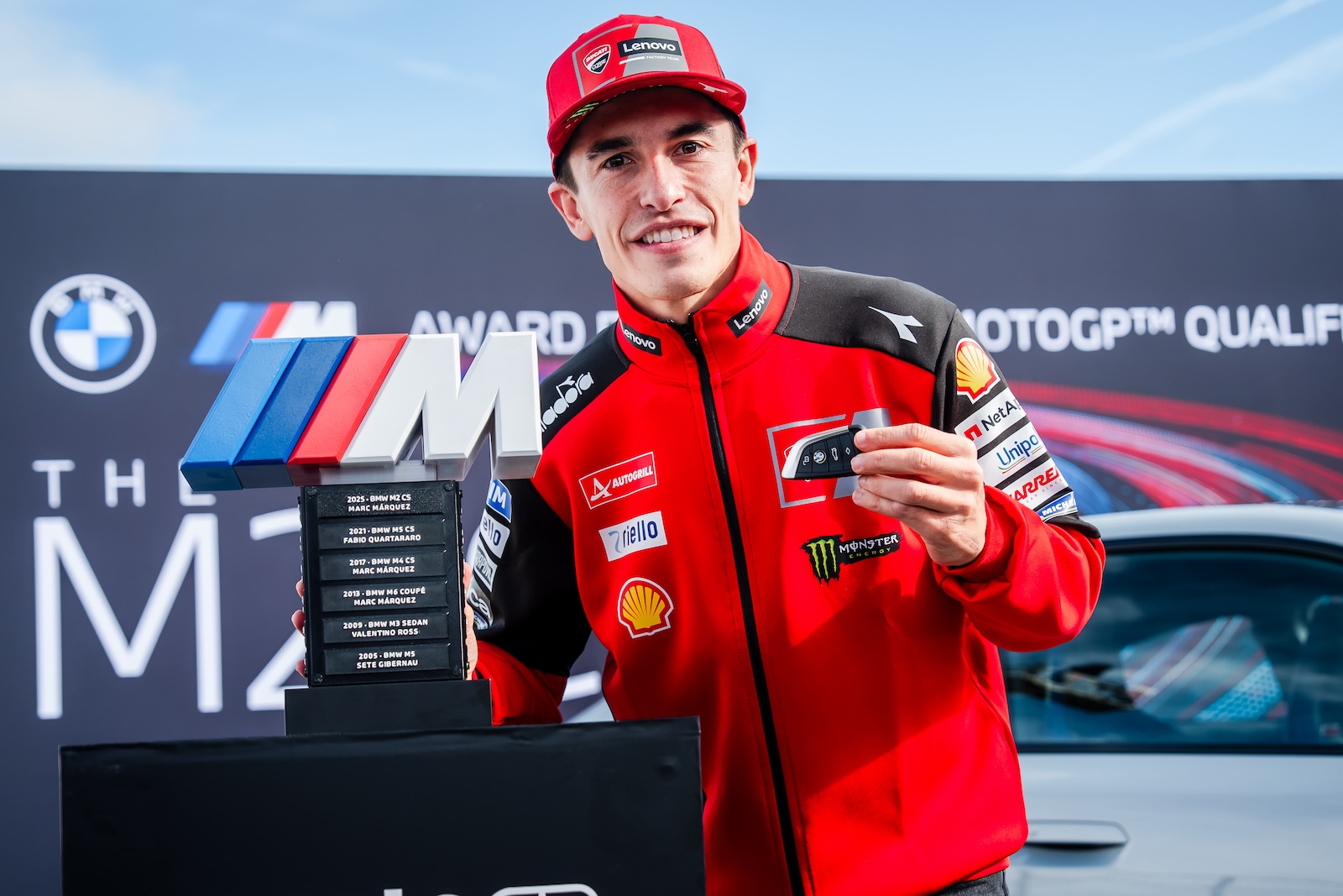 Marc Marquez avec le BMW M Award 2025