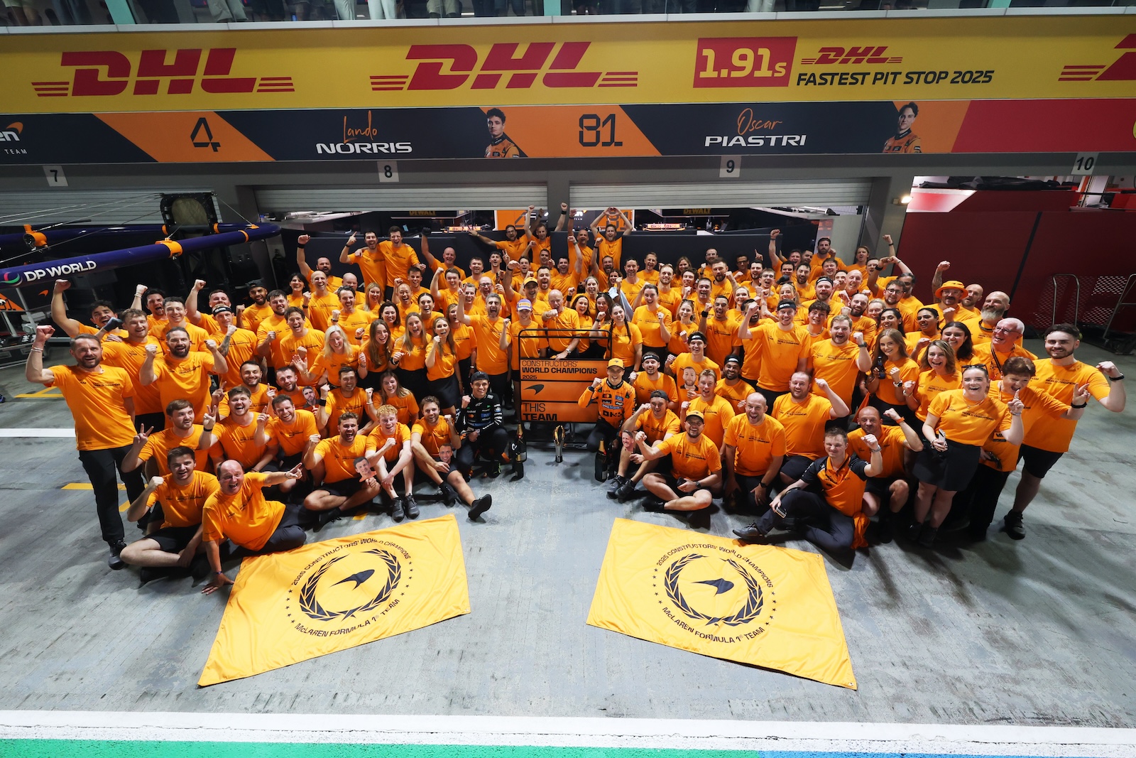 McLaren Championne du Monde F1 2025