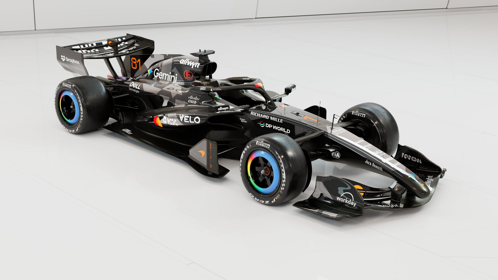 Livrée Shakedown Barcelona McLaren 2026