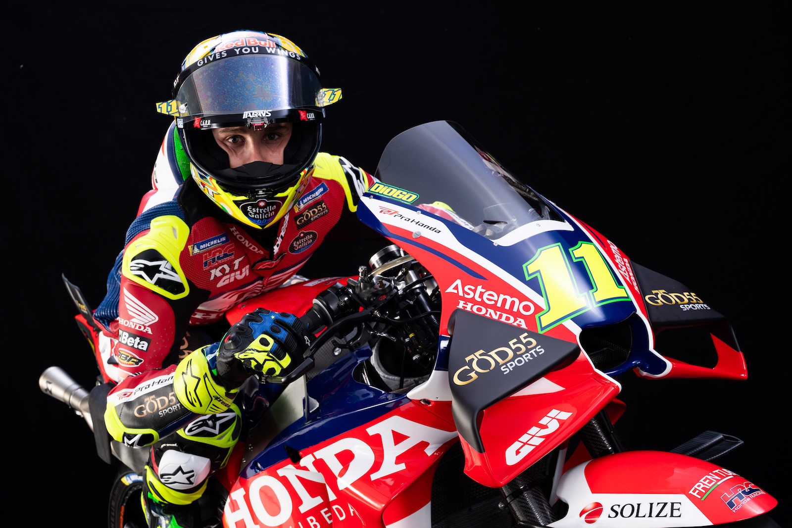 Diogo Moreira sur la LCR Honda MotoGP 2026
