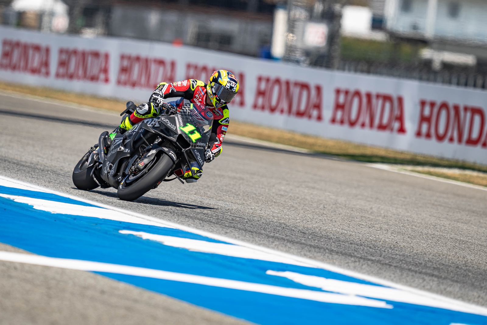 Diogo Moreira sur la LCR Honda sur le circuit de Buriram