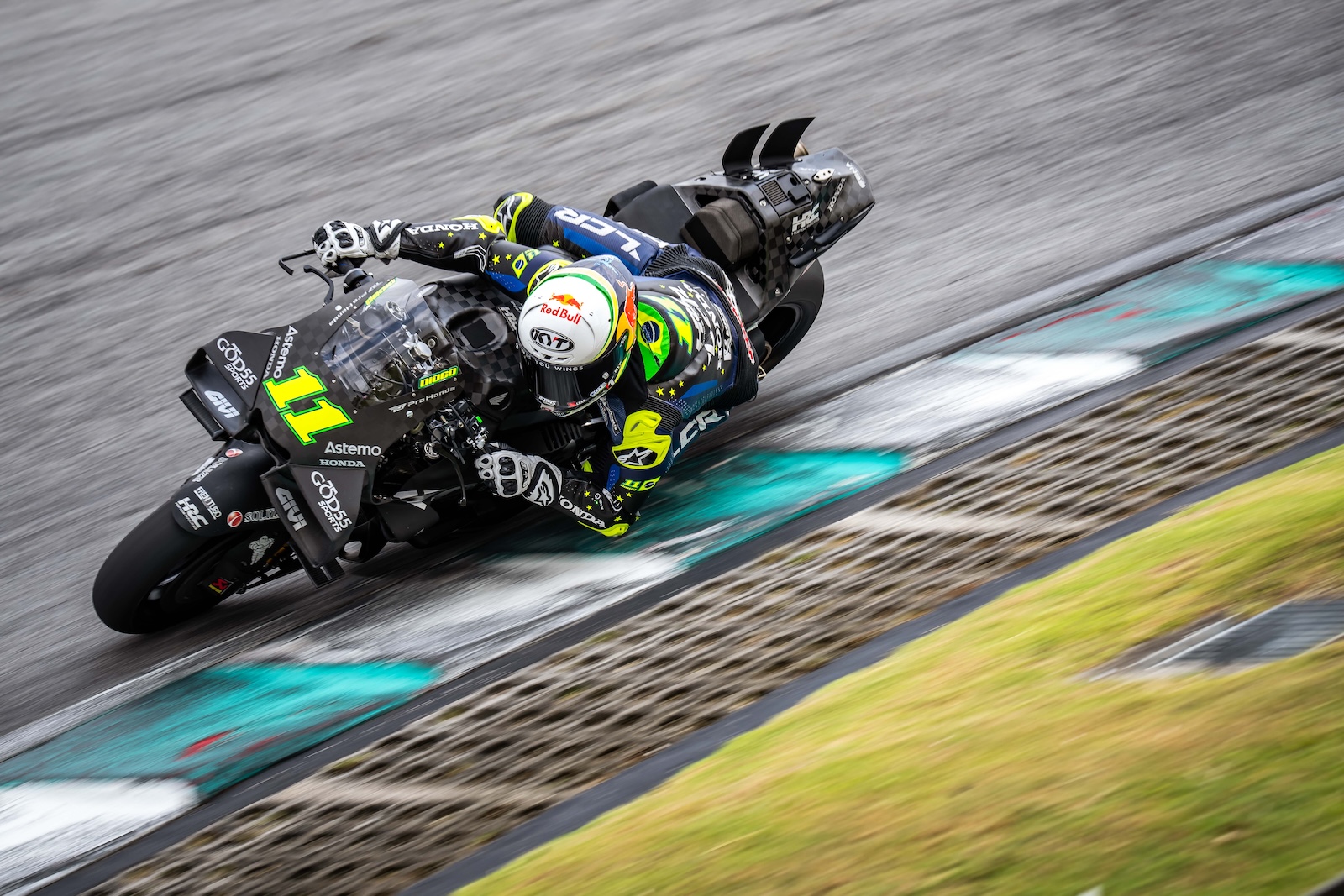 Diogo Moreira sur le circuit de Sepang en Malaisie