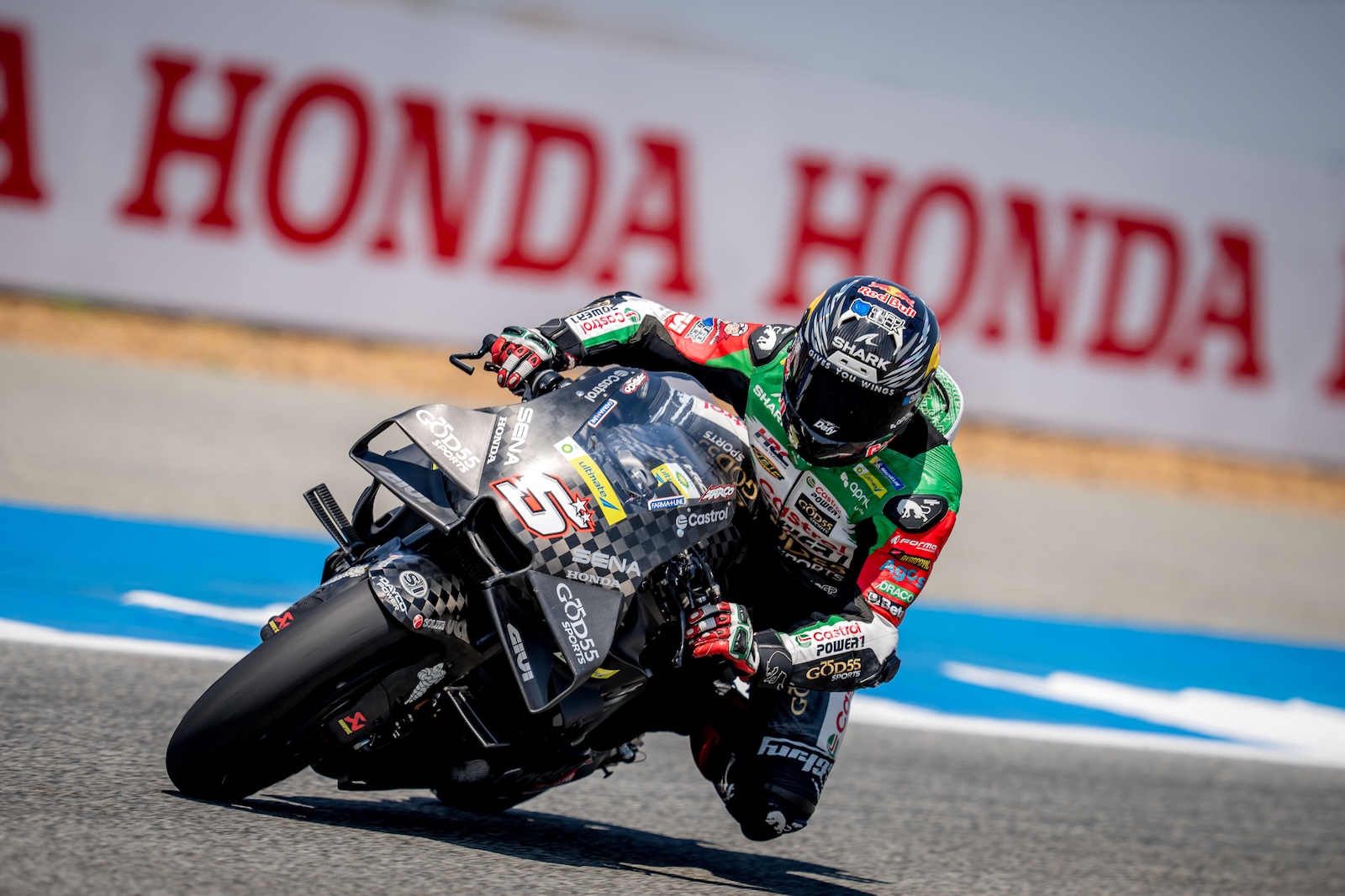 Johann Zarco sur la LCR Honda sur le circuit de Buriram