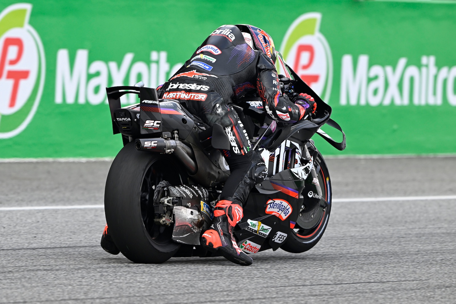 Jorge Martin sur l'Aprilia en Thailande