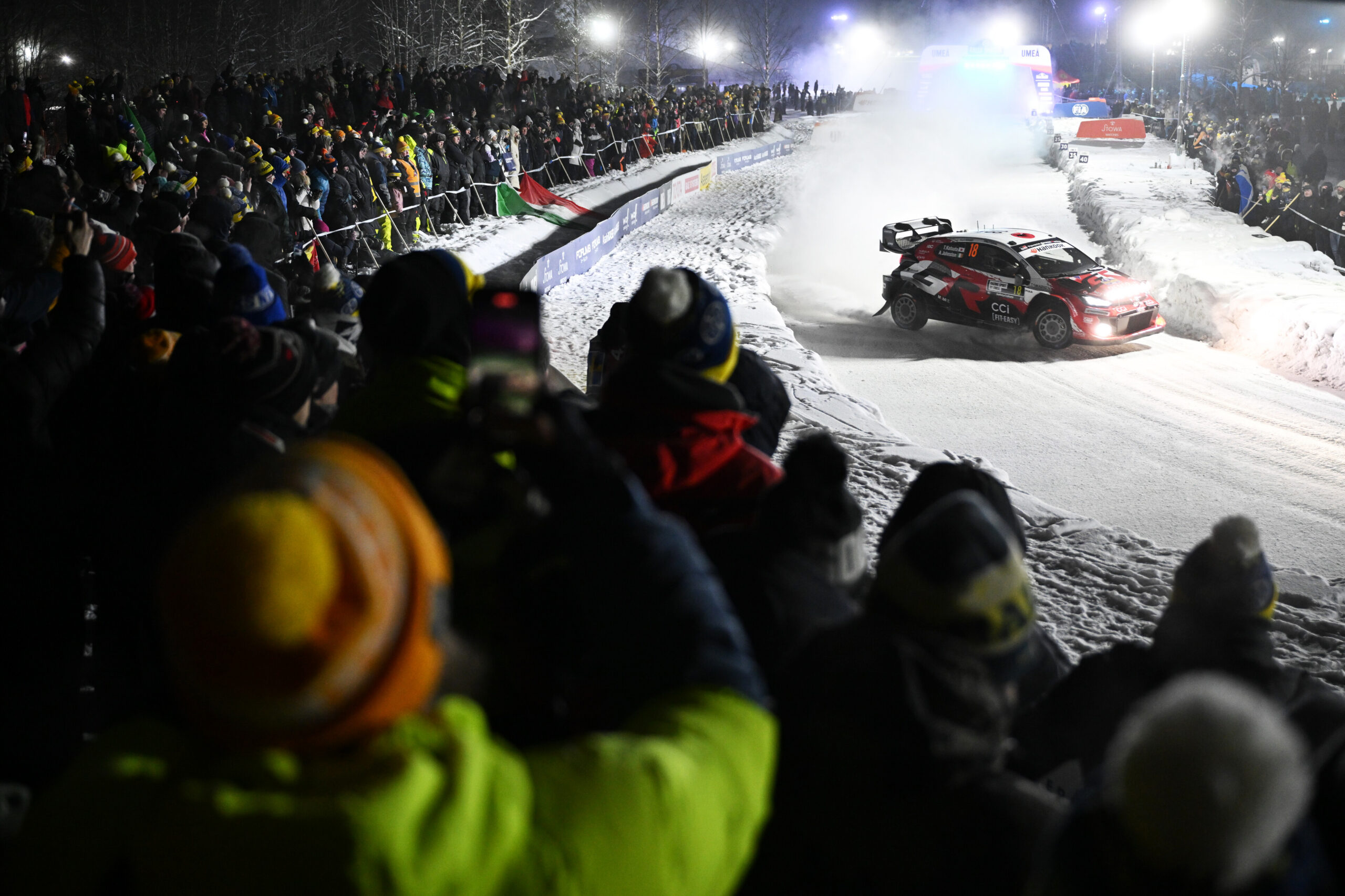 Suède, ES8 : duel entre Katsuta et Evans en tête