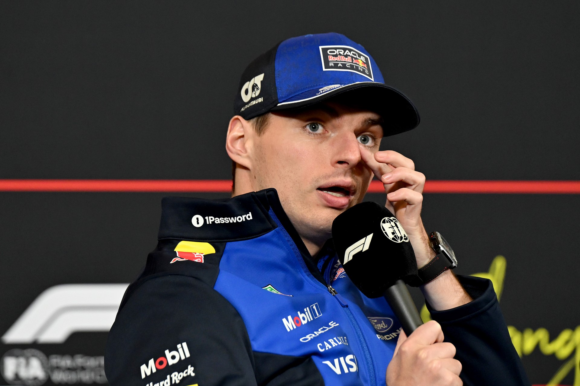 Verstappen en conférence au GP de Chine 2026