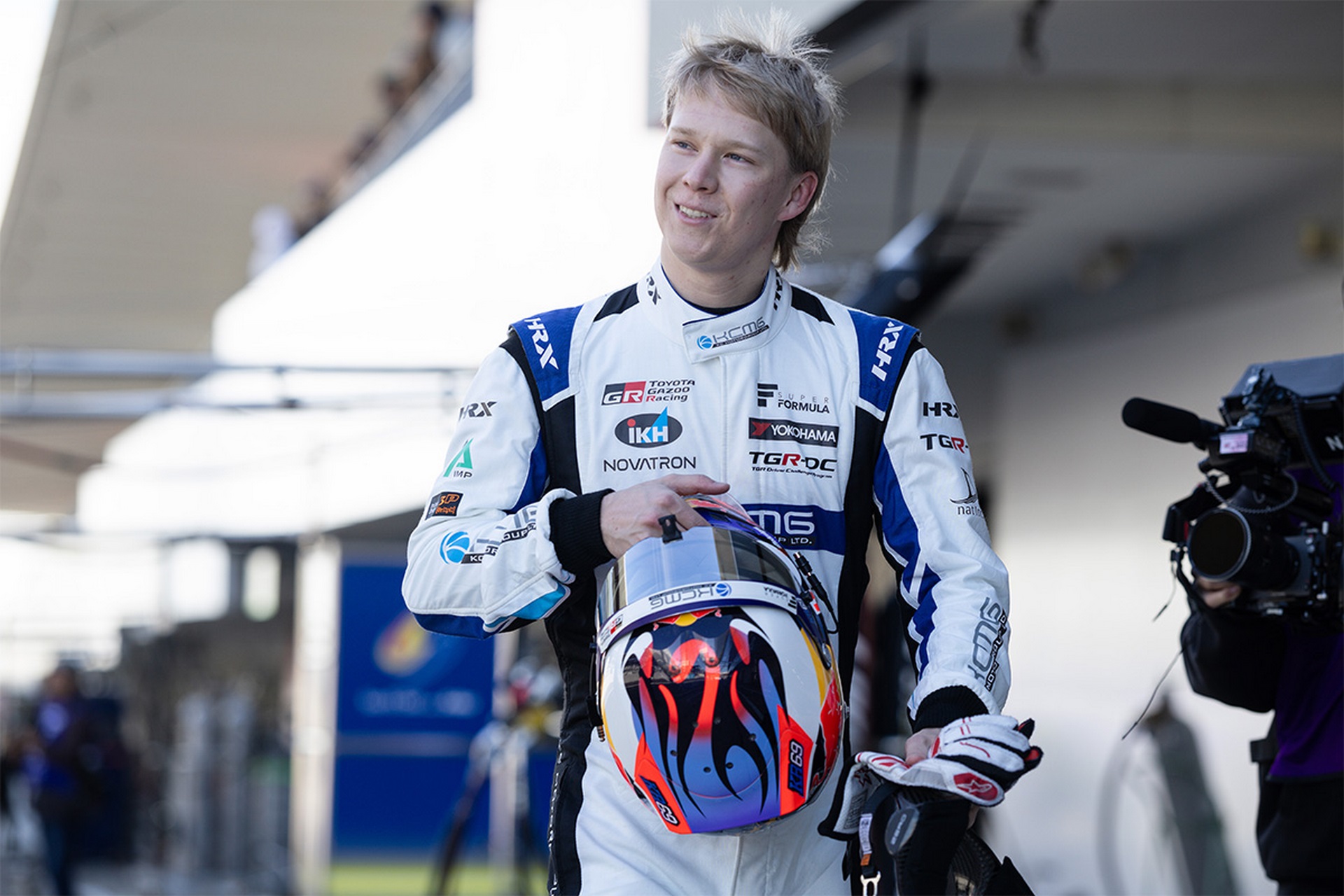 Kalle Rovanperä aux essais de Suzuka 2026 en Super Formula