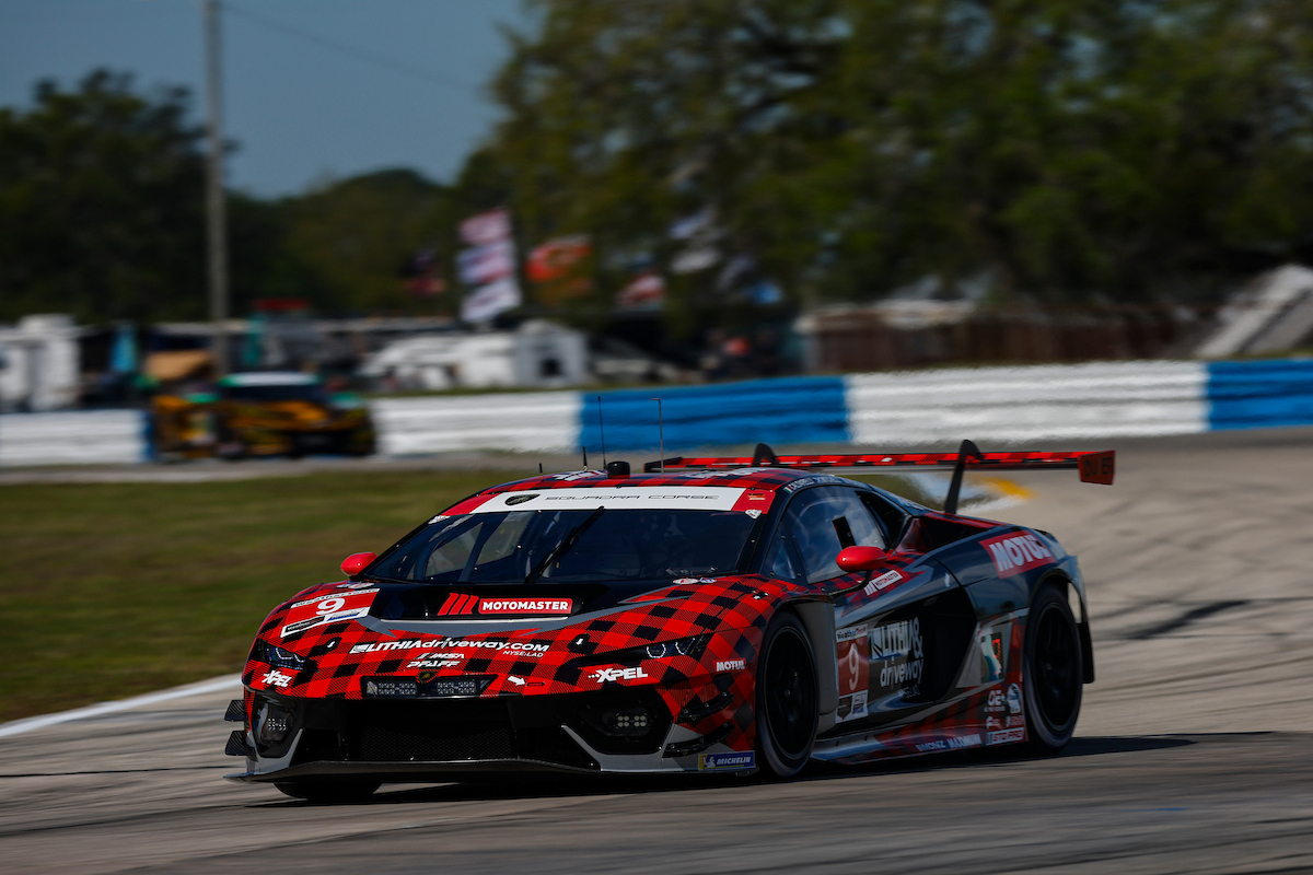 12h Sebring 2026 #9: Pfaff Motorsports, Lamborghini Huracan GT3 EVO2, GTD Pro: Andrea Caldarelli, Sandy Mitchell, Franck Perera