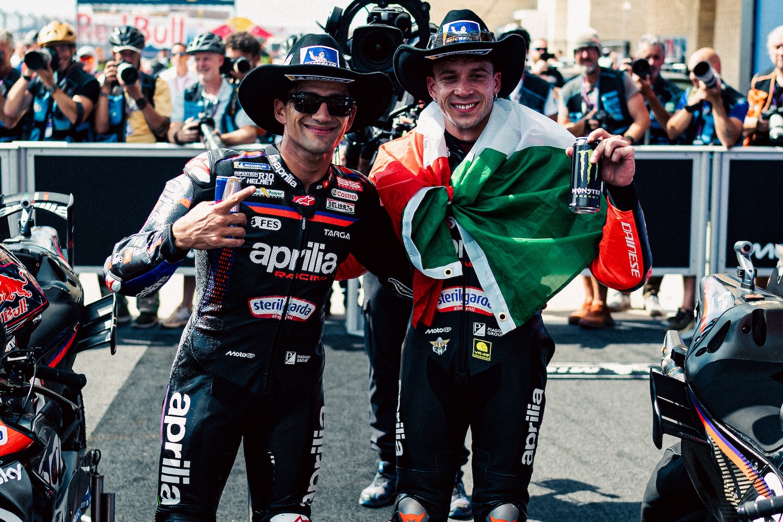 Jorge Martin et Marco Bezzecchi sur le circuit des Ameriques