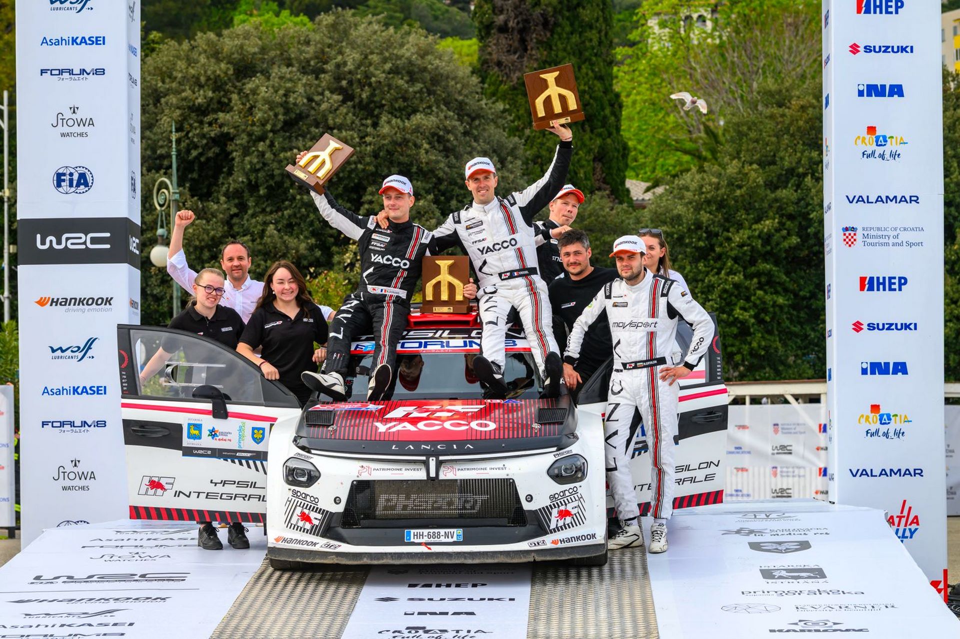 Yohan Rossell et Arnaud Dunand vainqueurs du Rallye de Croatie 2026