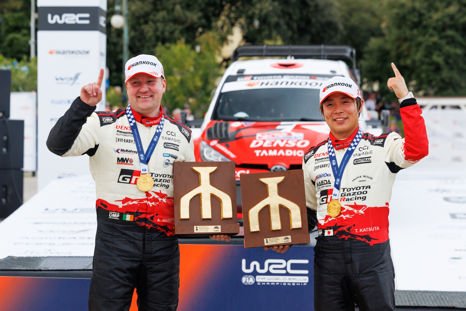 Takamoto Katsuta et Aaron Johnston vainqueurs du Rallye de Croatie 2026