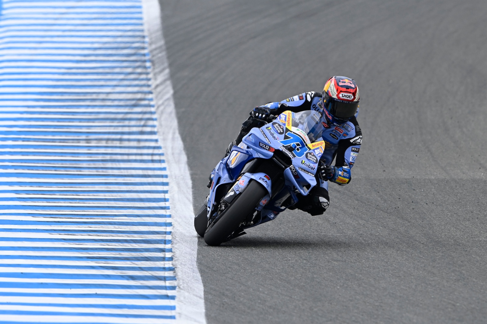 Alex Marquez sur le circuit de Jerez