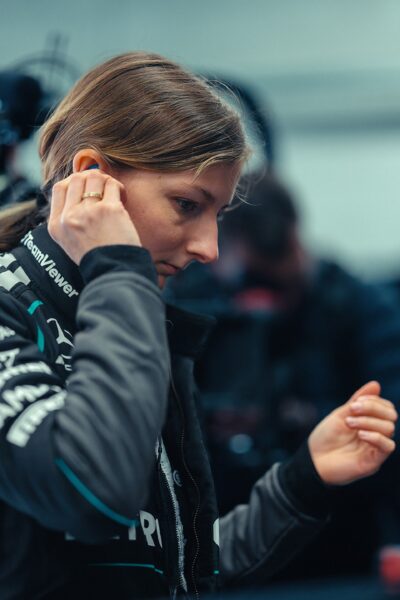 Test F1 Mercedes Doriane Pin