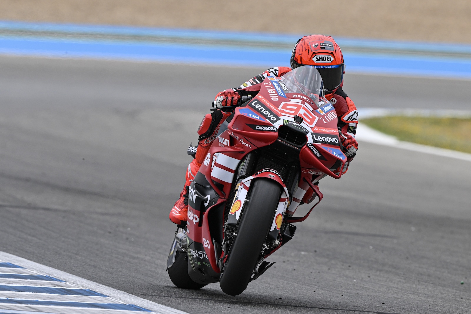 Marc Marquez sur le circuit de Jerez