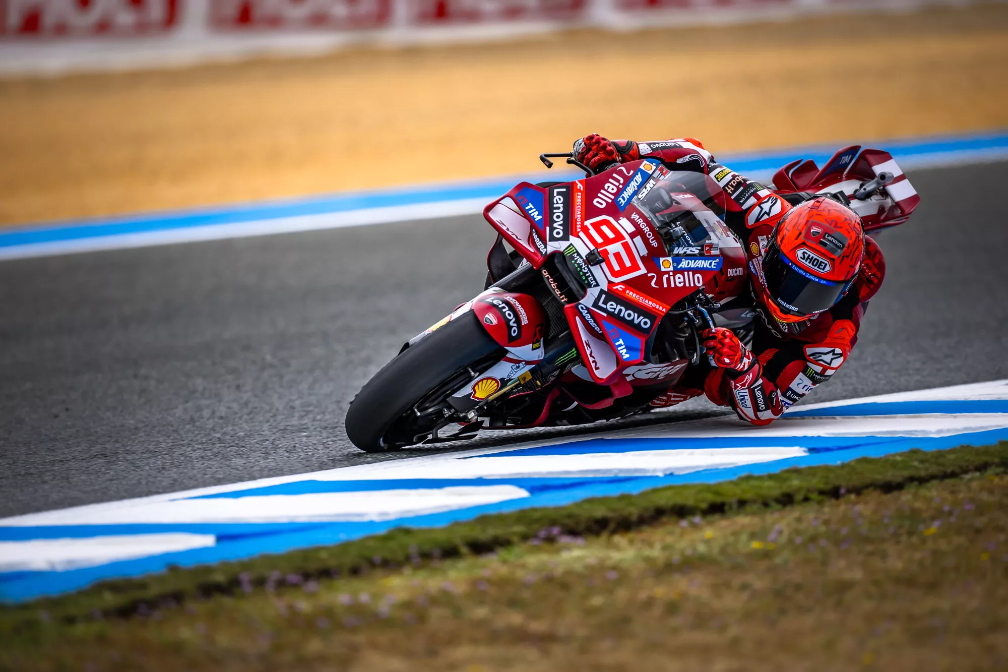 Marc Marquez sur le circuit de Jerez
