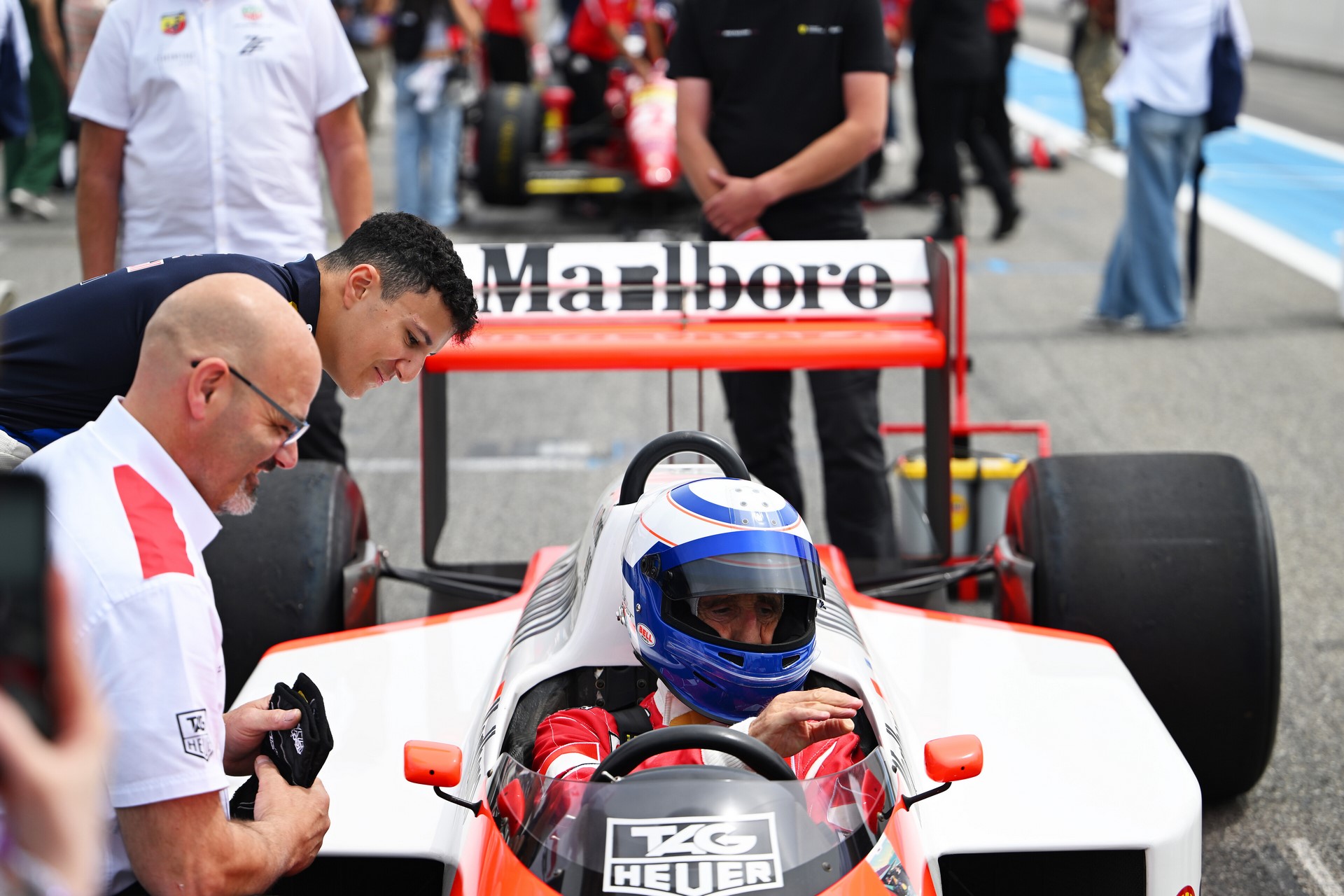 Isack Hadjar au GP de France Historique 2026