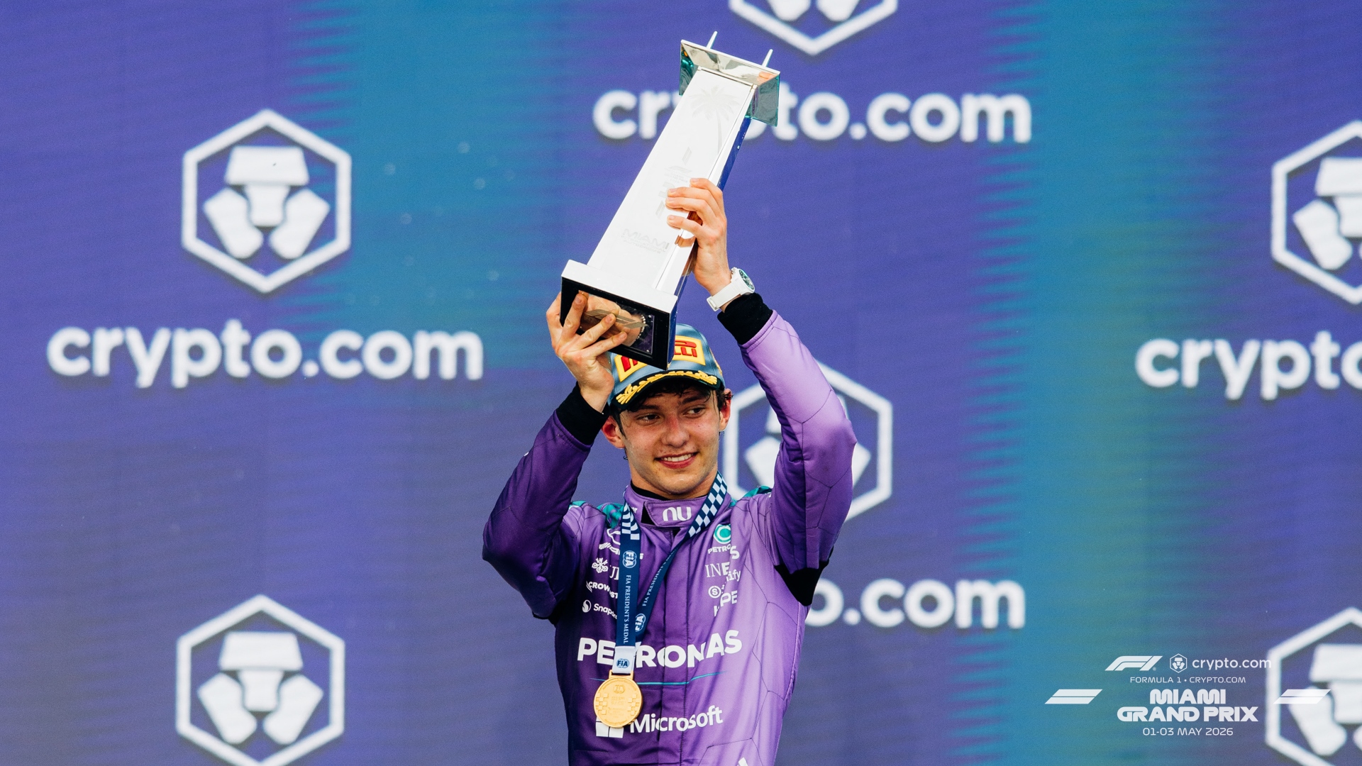 Kimi Antonelli vainqueur du GP de Miami 2026