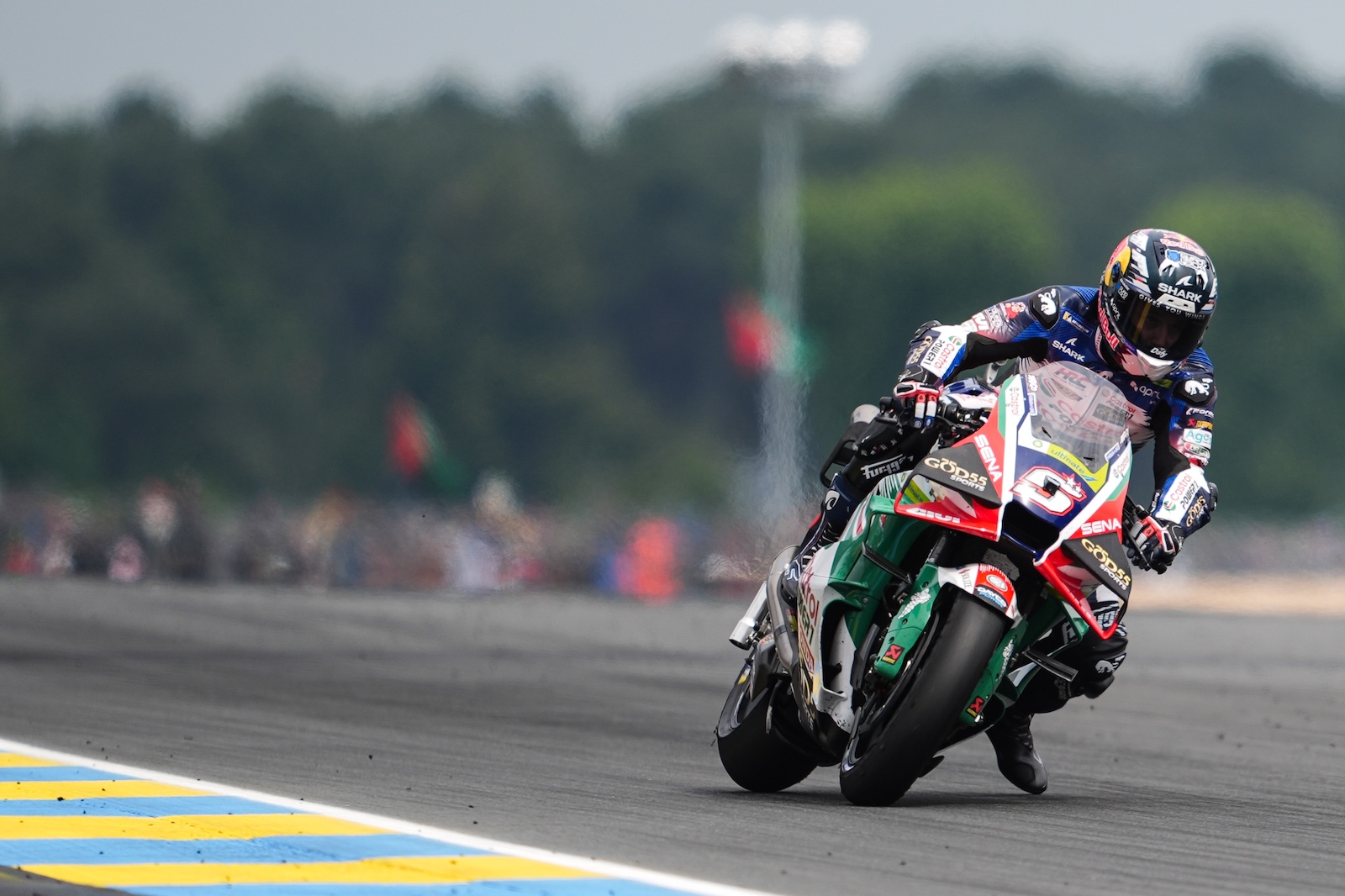Johann Zarco sur le Circuit Bugatti au Mans