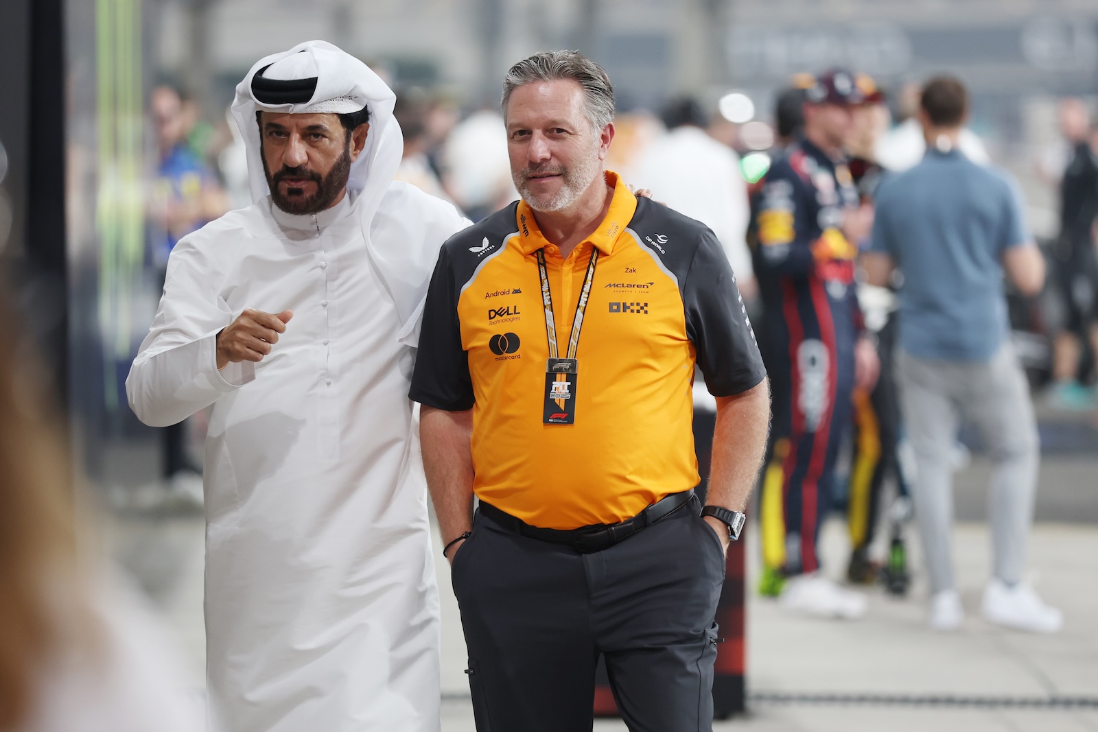 Mohammed Ben Sulayem et Zak Brown