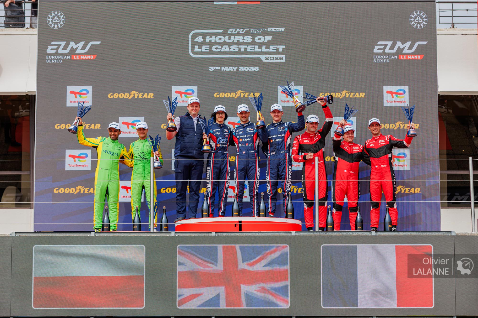 Podium, European Le Mans Series, ambiance