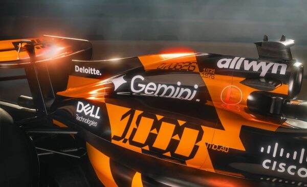 McLaren avec une livrée spéciale pour son 1000e GP à Monaco