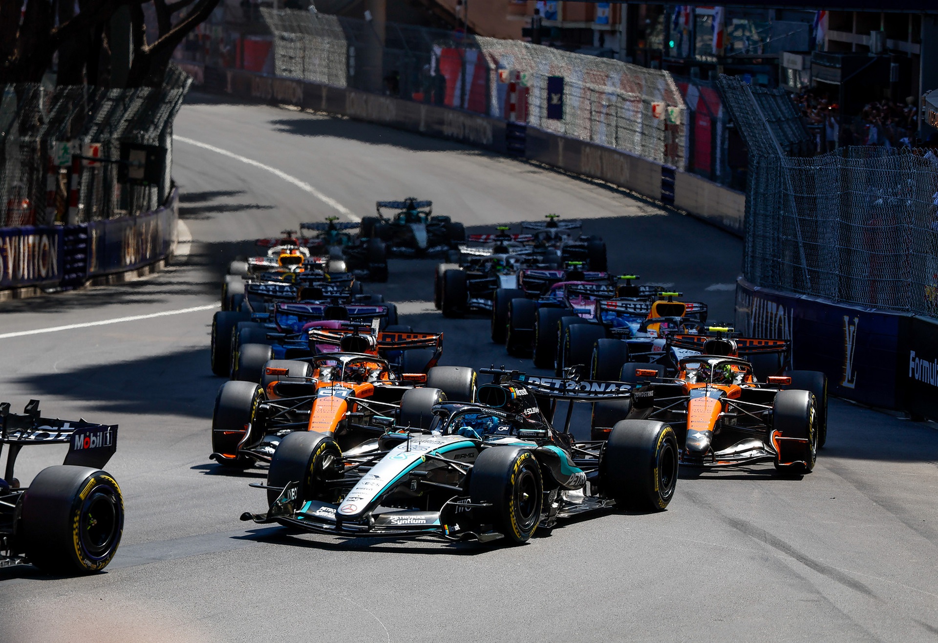 Le départ du GP de Monaco 2026