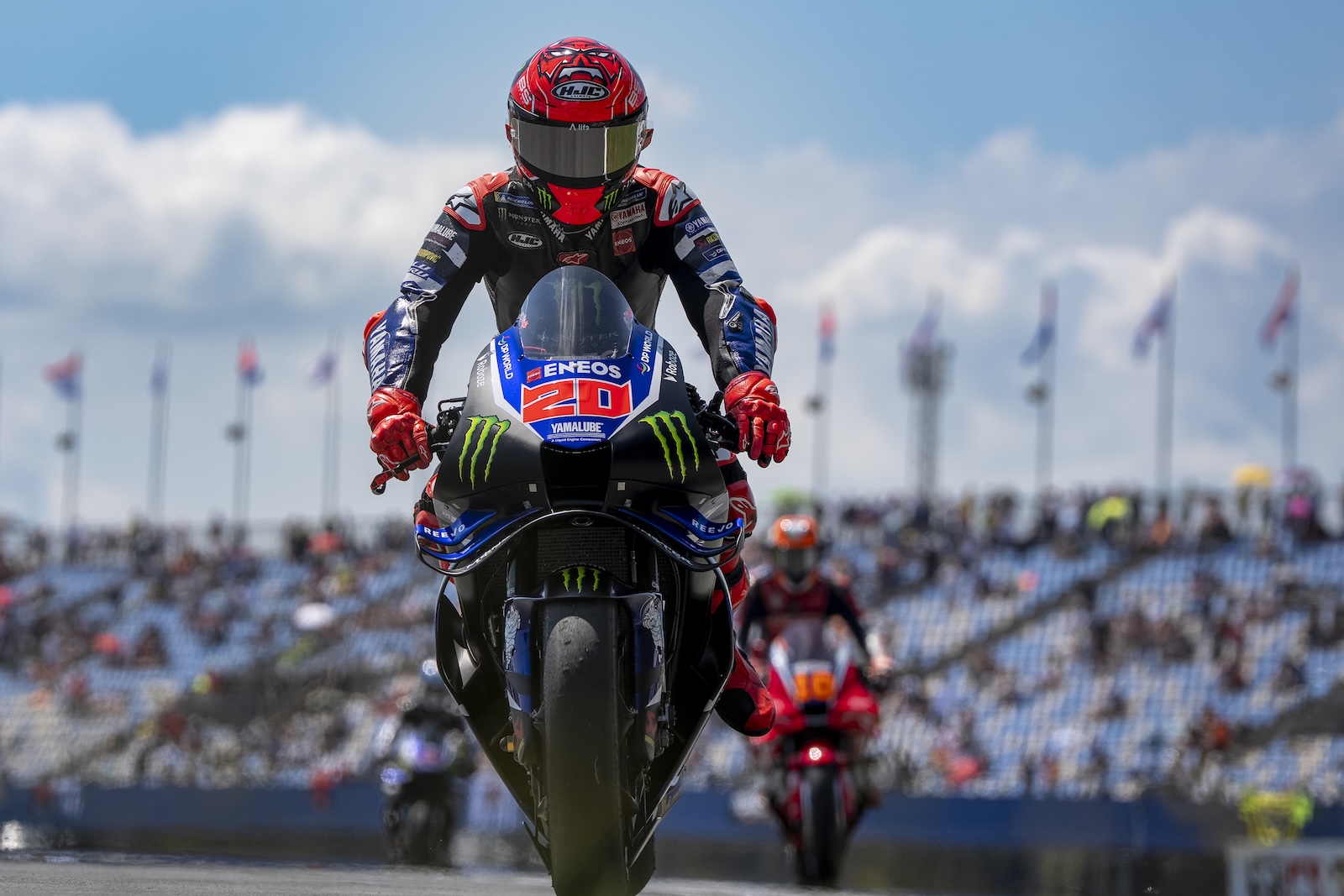 Fabio Quartararo sur le circuit Assen