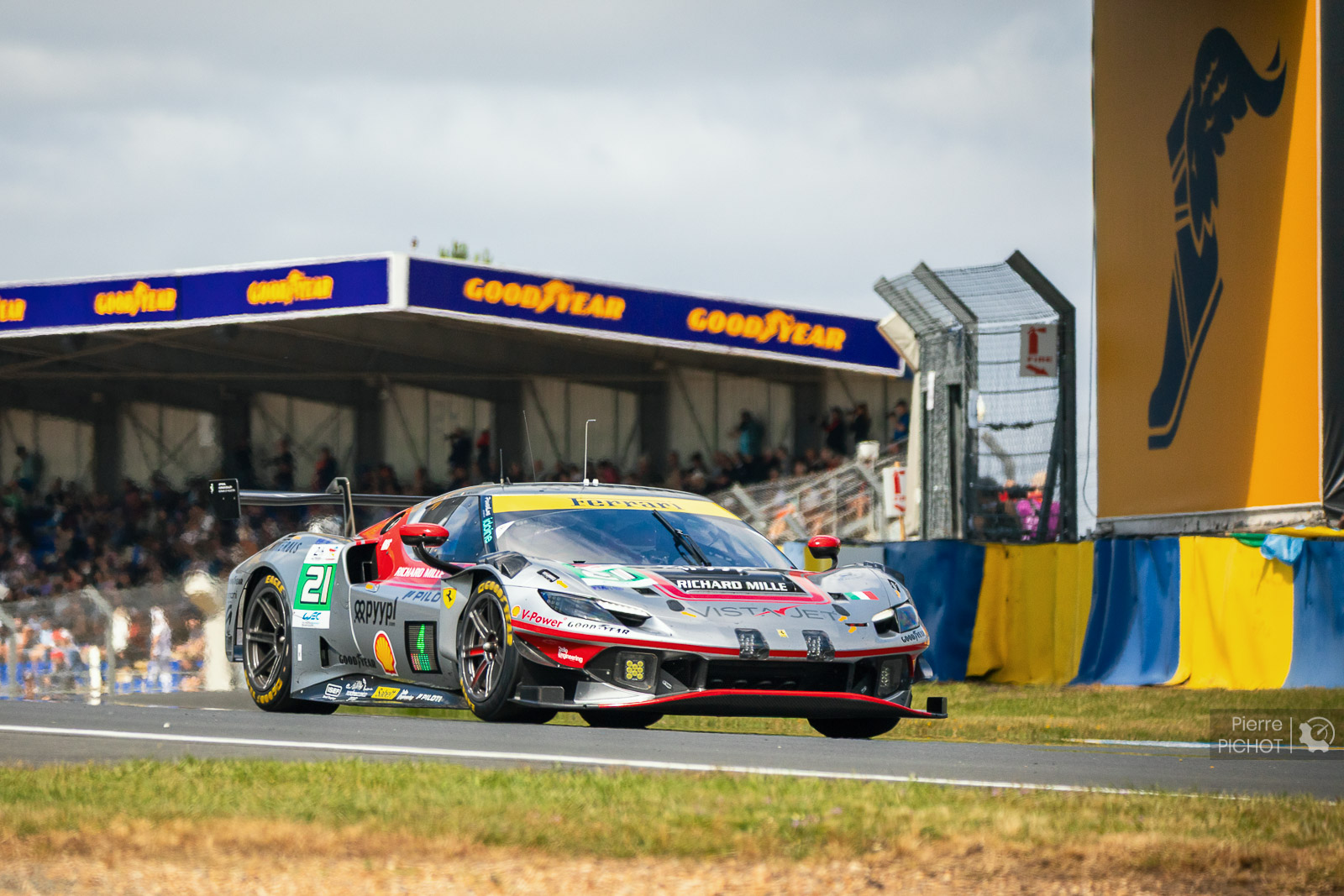 Vista AF Corse WEC (ITA), François HÉRIAU (FRA), Simon MANN (USA), Alessio ROVERA (ITA), Ferrari 296 LMGT3 Evo, action 24h du Mans 2026 Le Mans 24