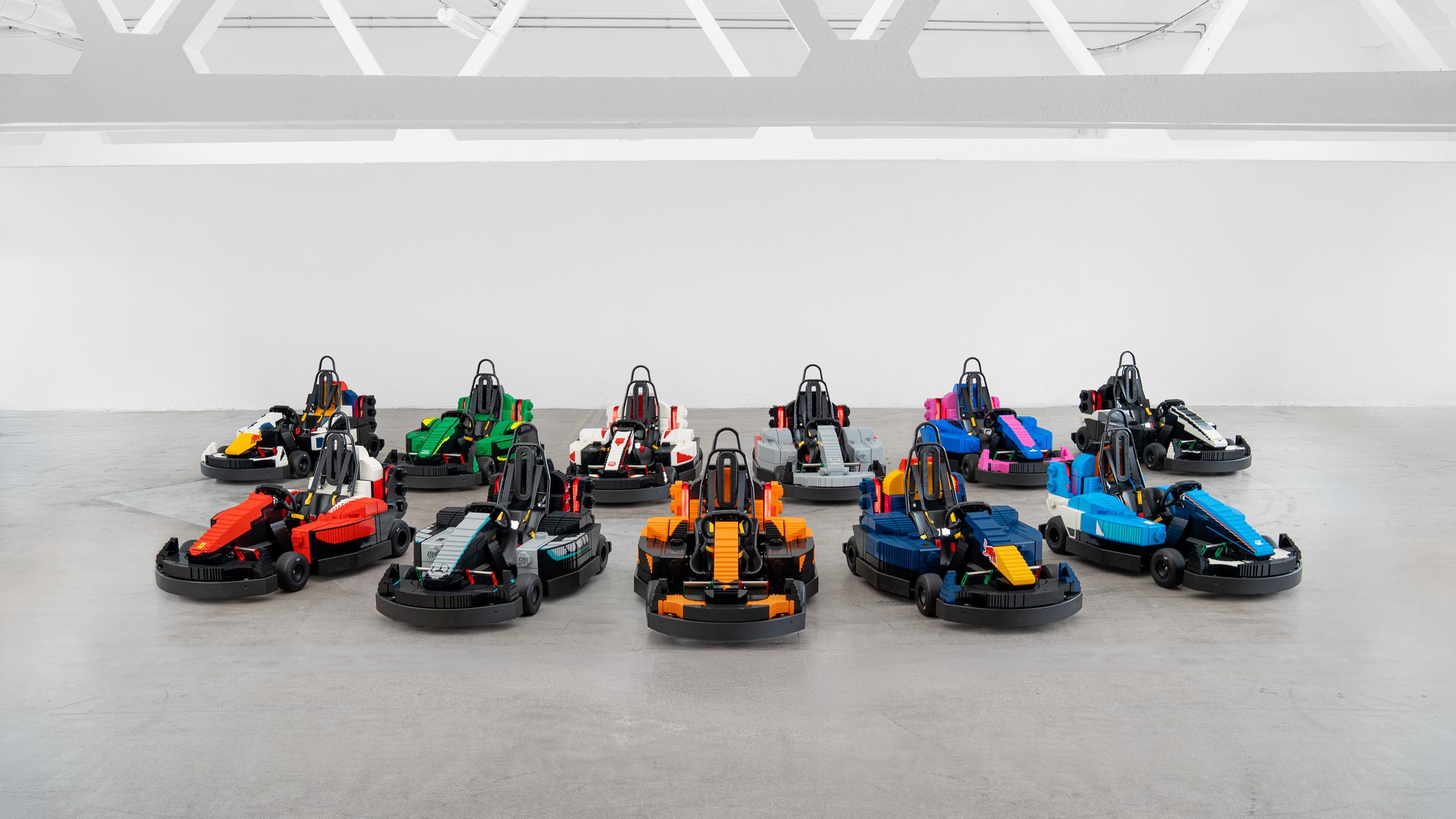 La parade des pilotes en LEGO de retour à Silverstone