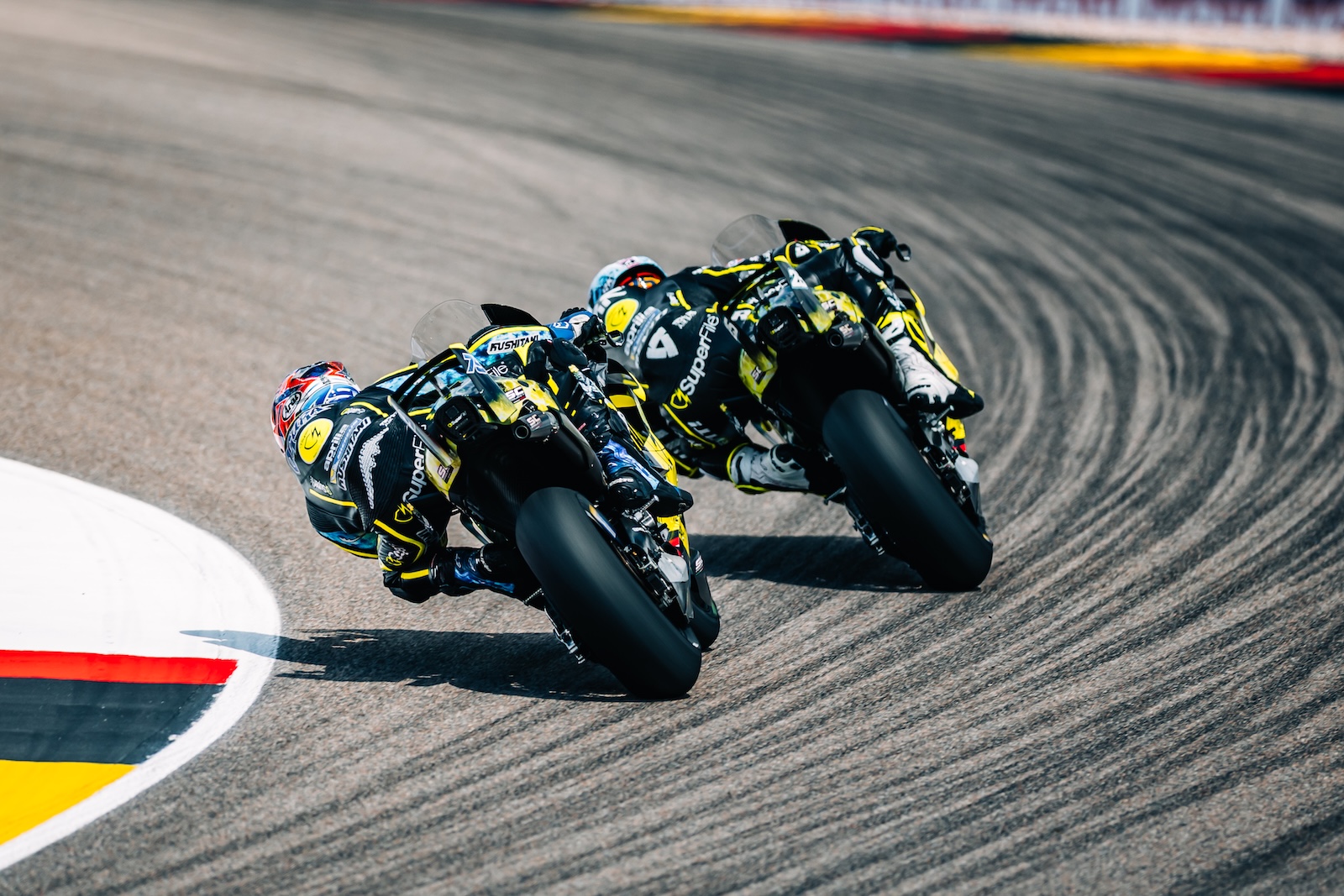 Ai Ogura et Raul Fernandez sur le Sachsenring