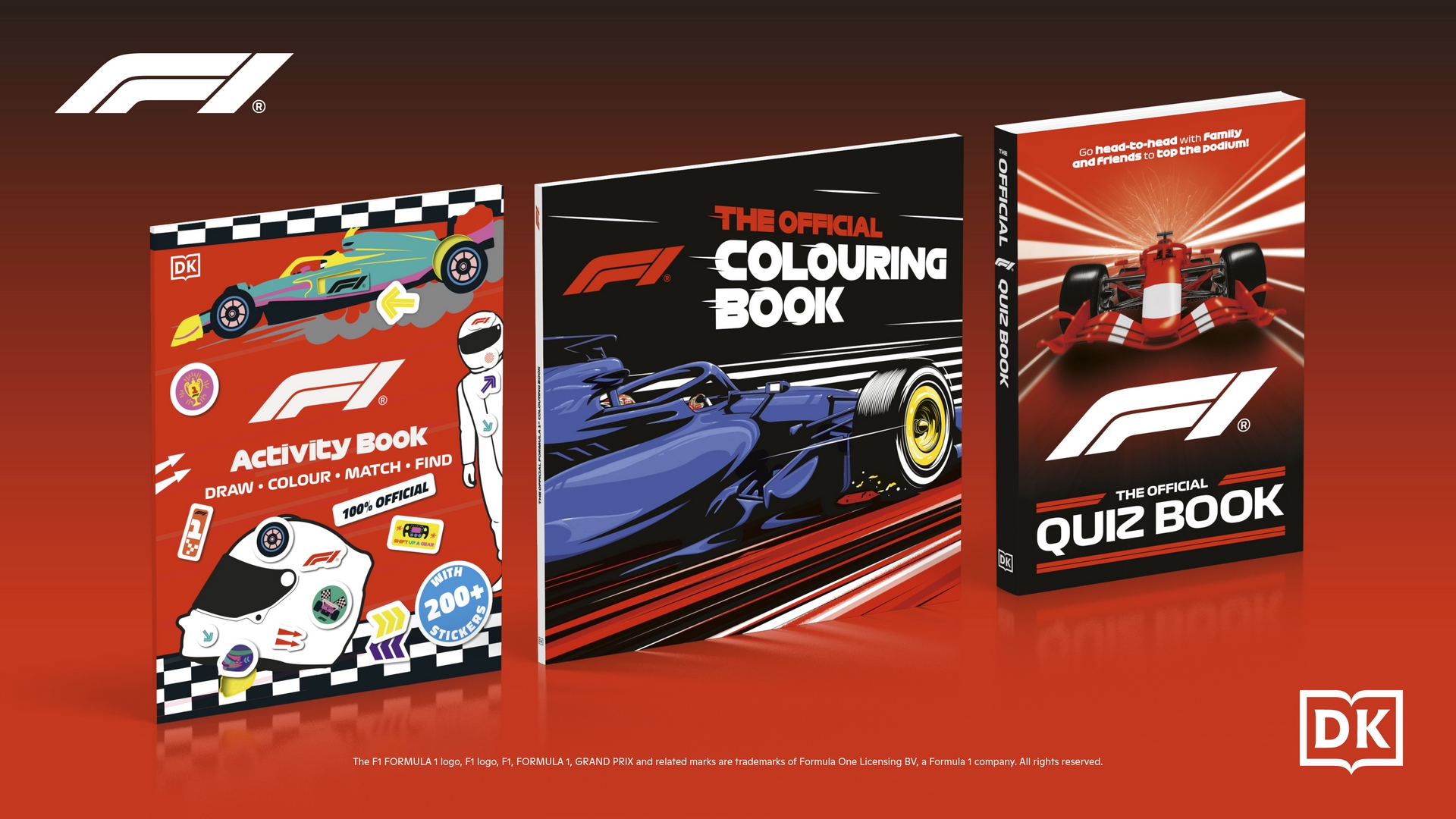 La F1 s'allie à DK Books pour une collection de livres officiels