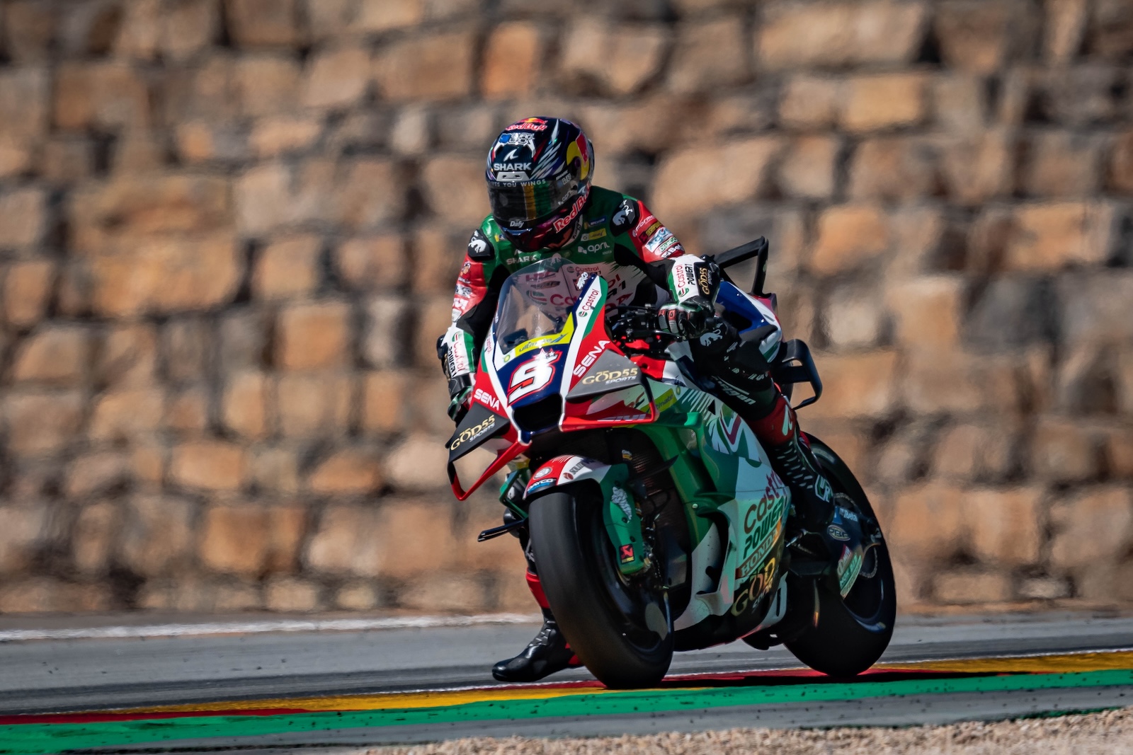 Johann Zarco sur le circuit Aragon