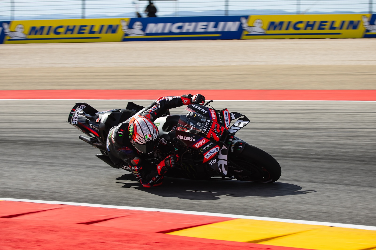 Marco Bezzecchi sur le circuit Aragon
