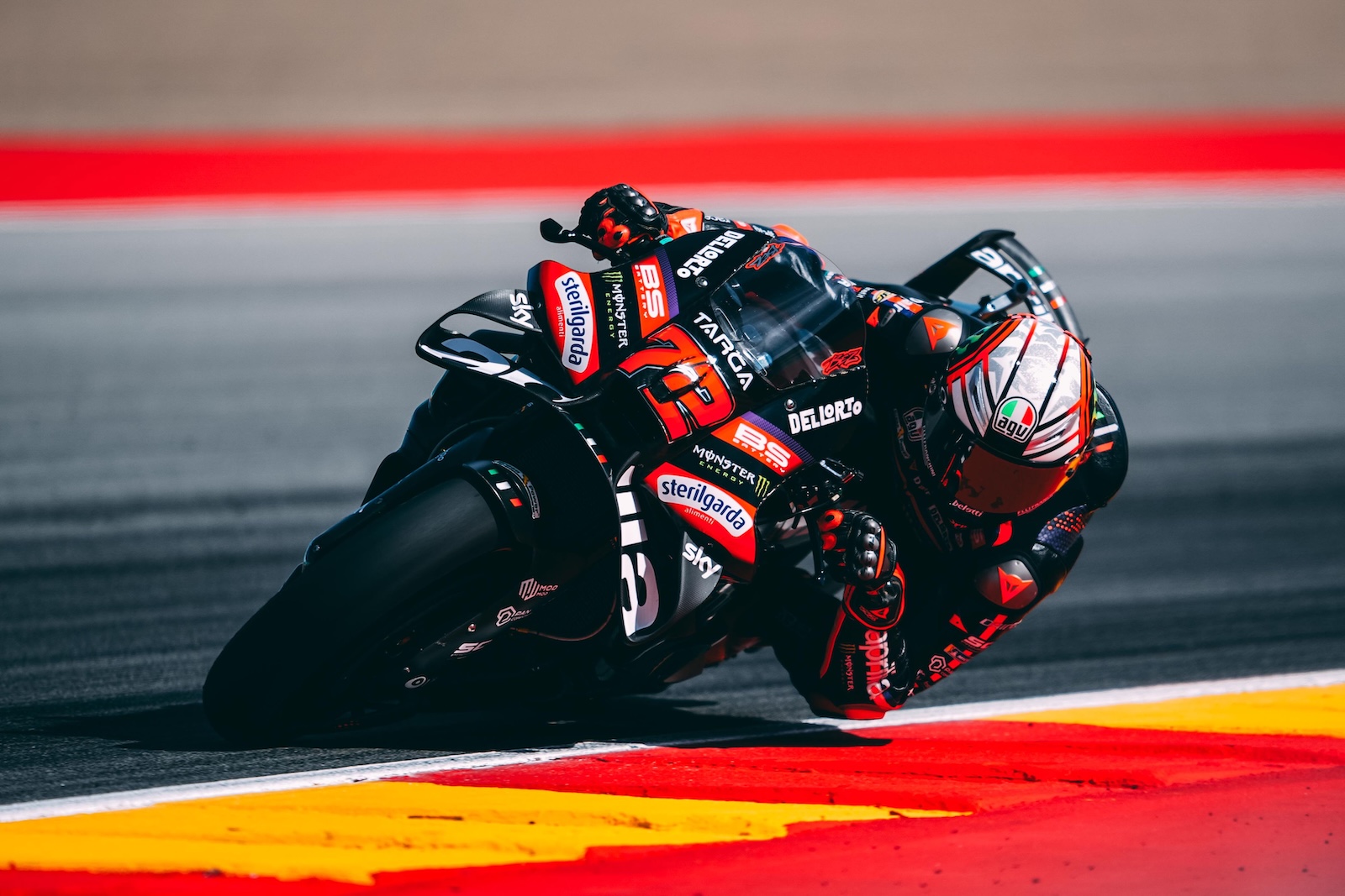 Marco Bezzecchi sur le circuit Aragon