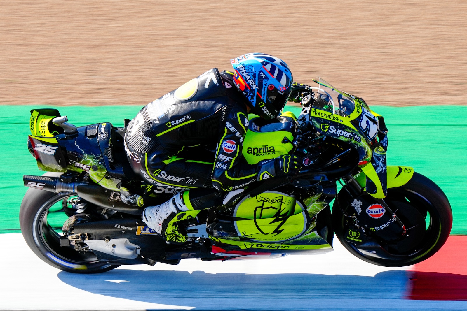 Raul Fernandez sur le circuit de Silverstone