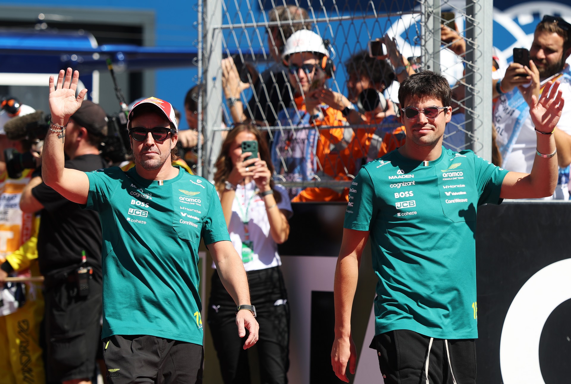 Stroll et Alonso à Bakou 2026
