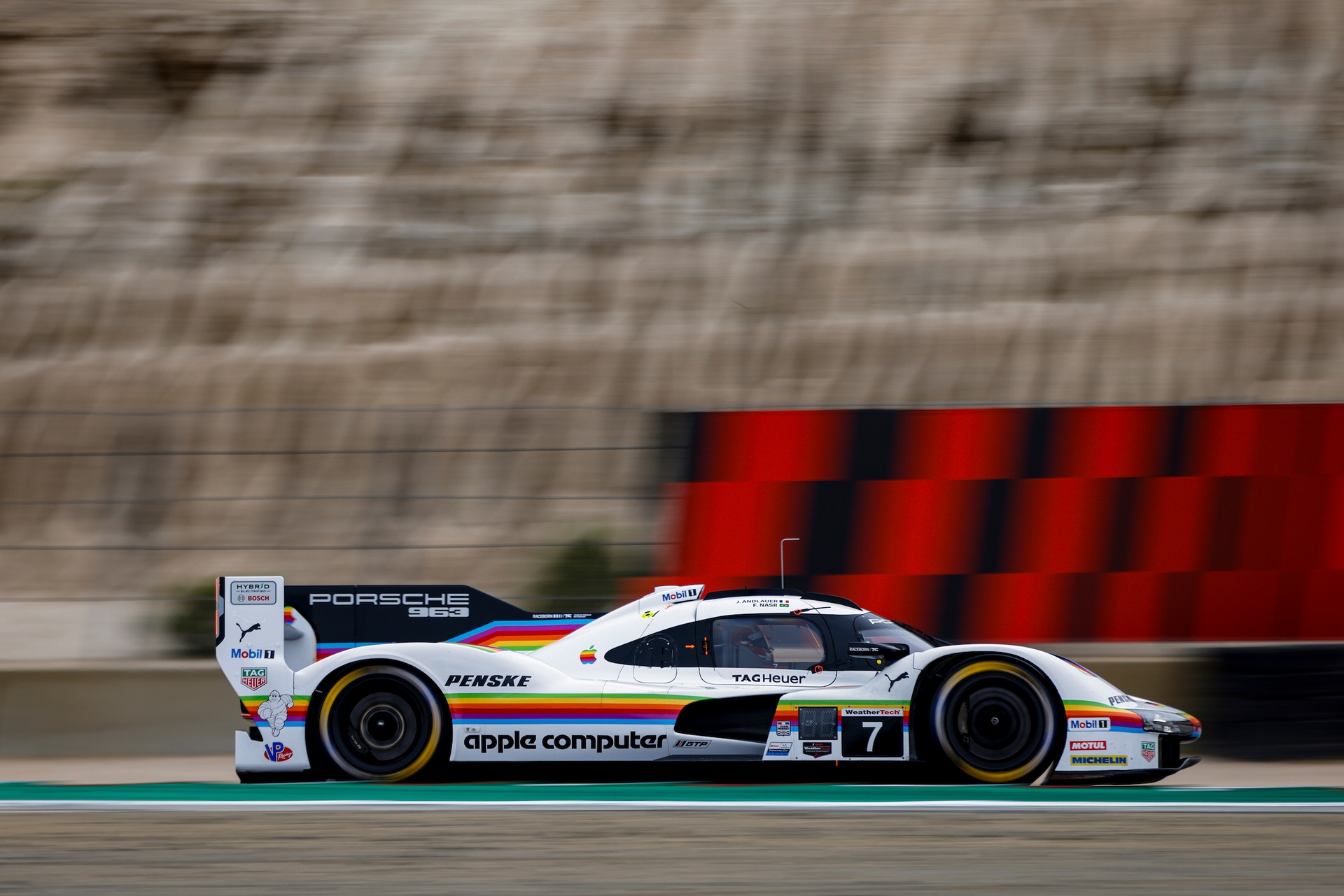 #7: Porsche Penske Motorsport, Porsche 963, GTP: Felipe Nasr, Julien Andlauer