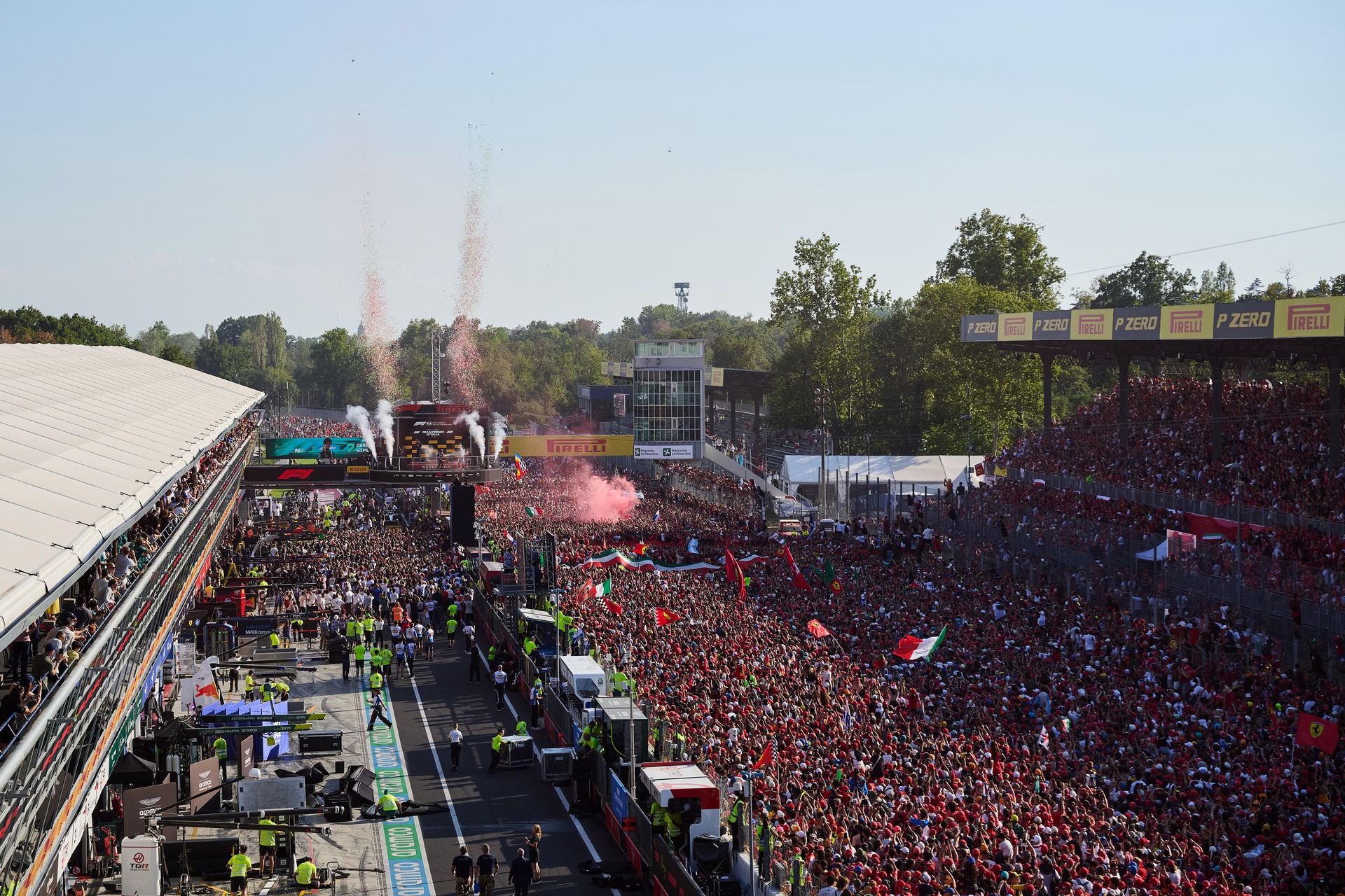Les tifosi du Grand Prix d'Italie 2026 à Monza