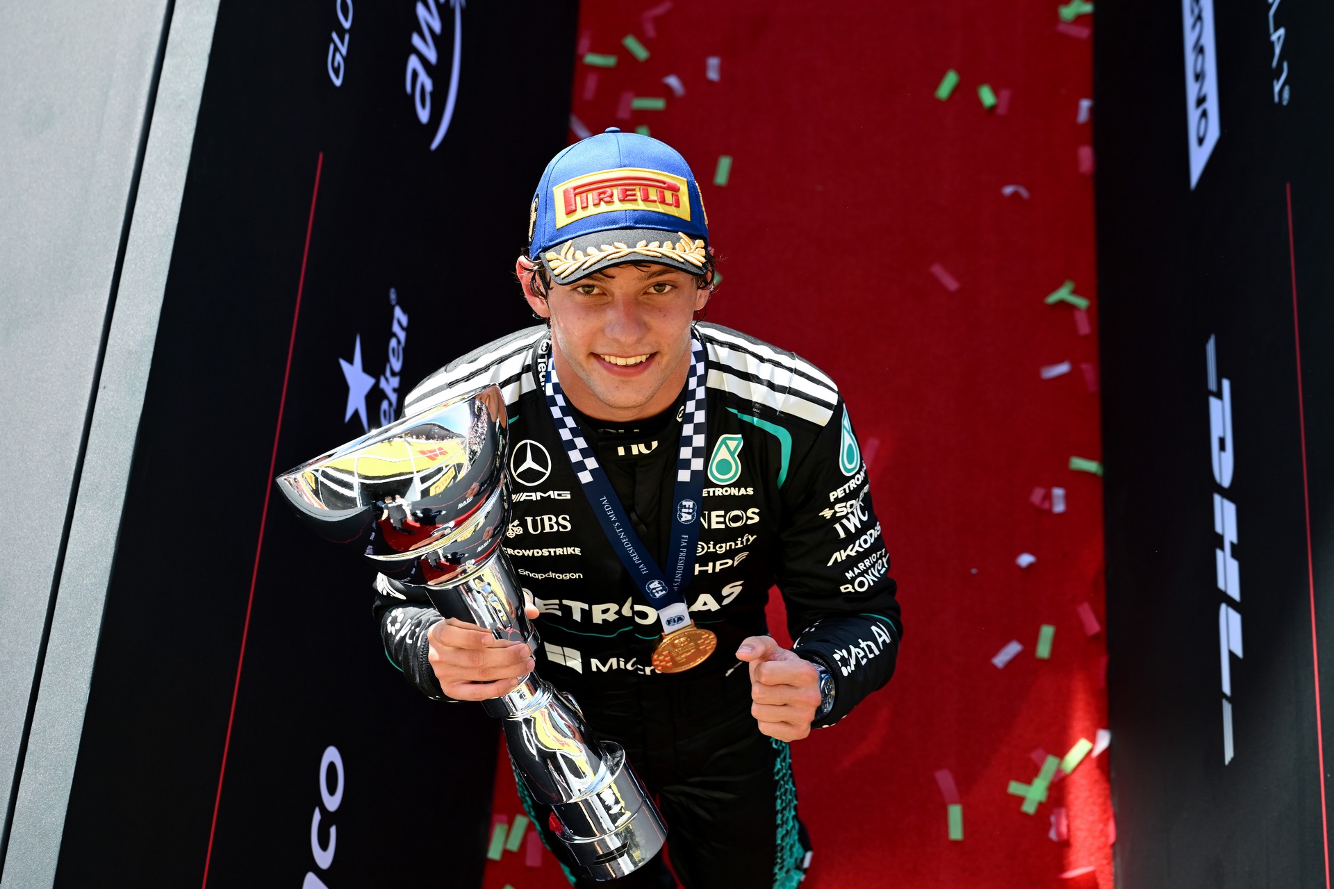Antonelli vainqueur du GP d'Italie 2026