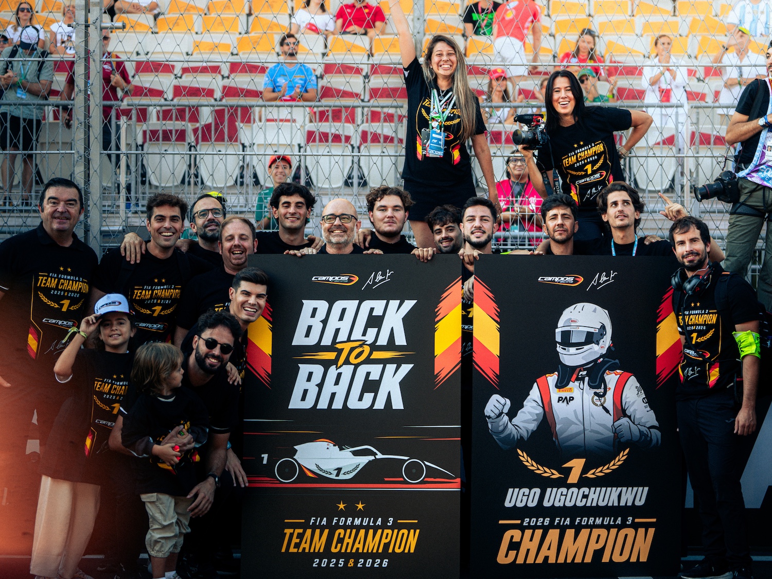 Campos Racing back to back 2026 FIA F3 Madring