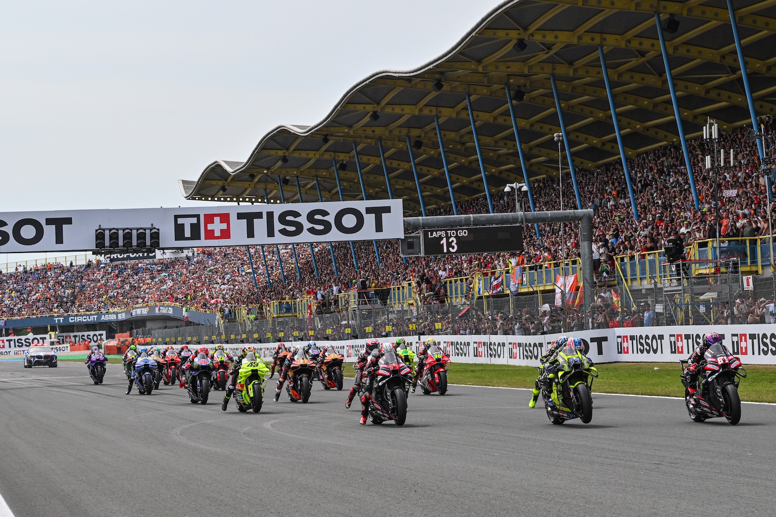 Depart MotoGP circuit Assen
