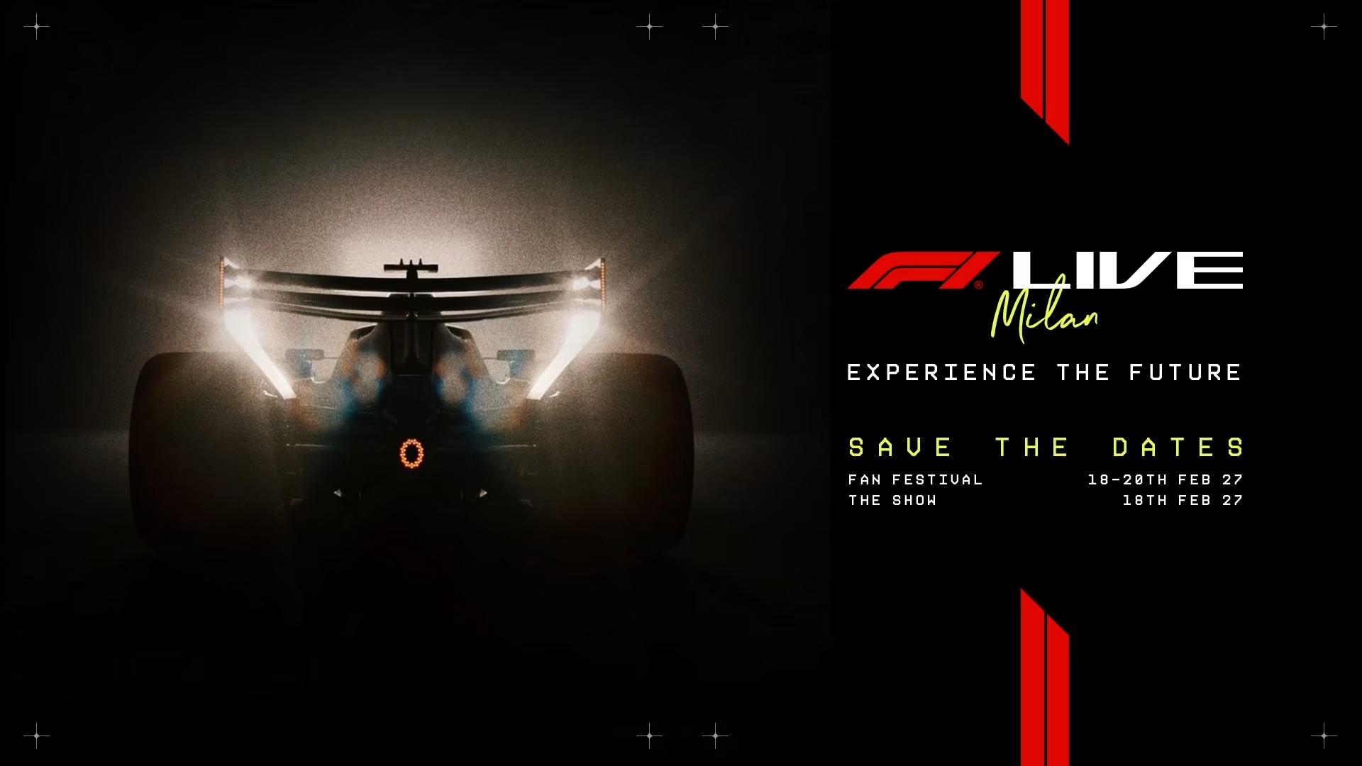 F1 Live Milan : le show d'ouverture de la saison 2027