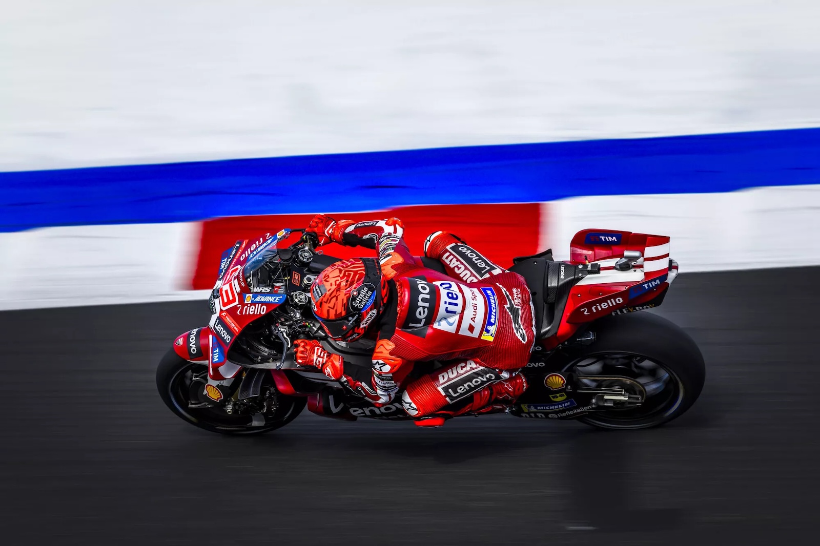 Marc Marquez sur le circuit de Misano