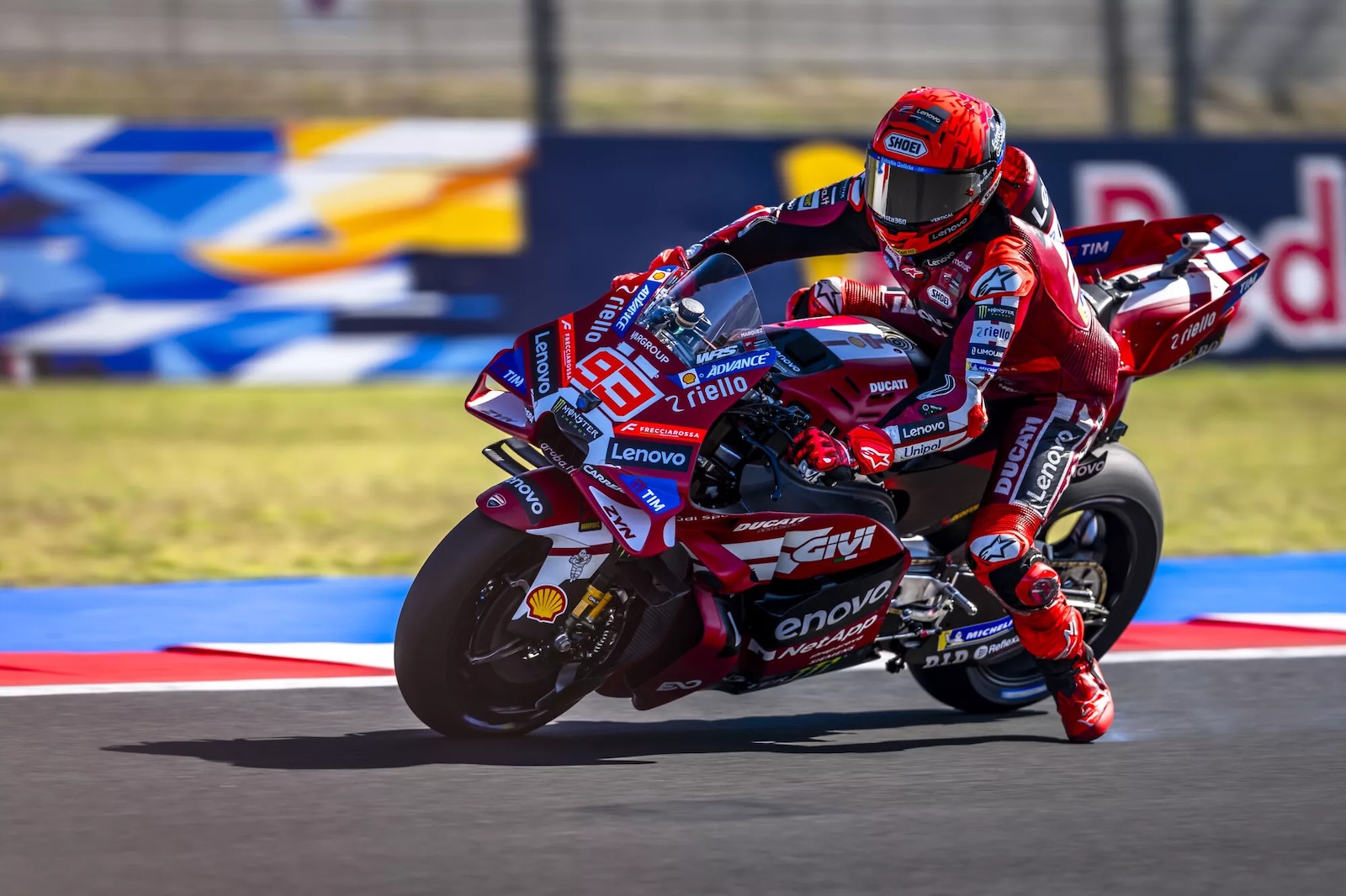 Marc Marquez sur le circuit de Misano