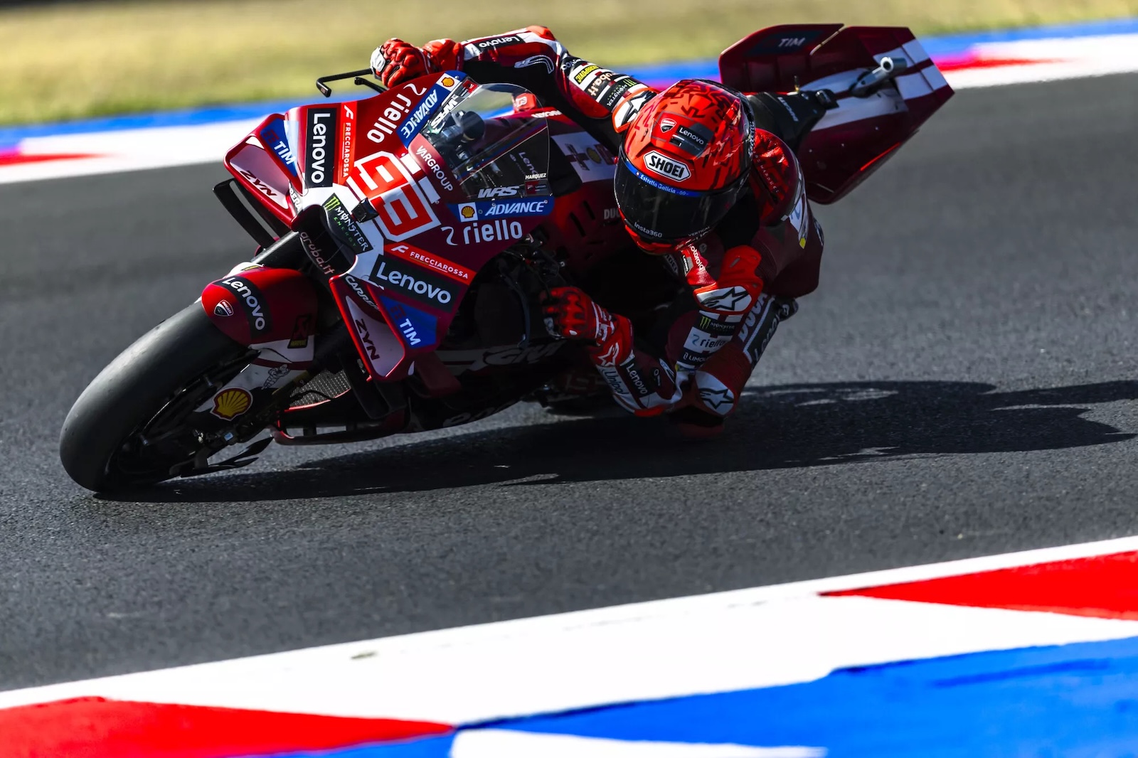 Marc Marquez sur le circuit de Misano