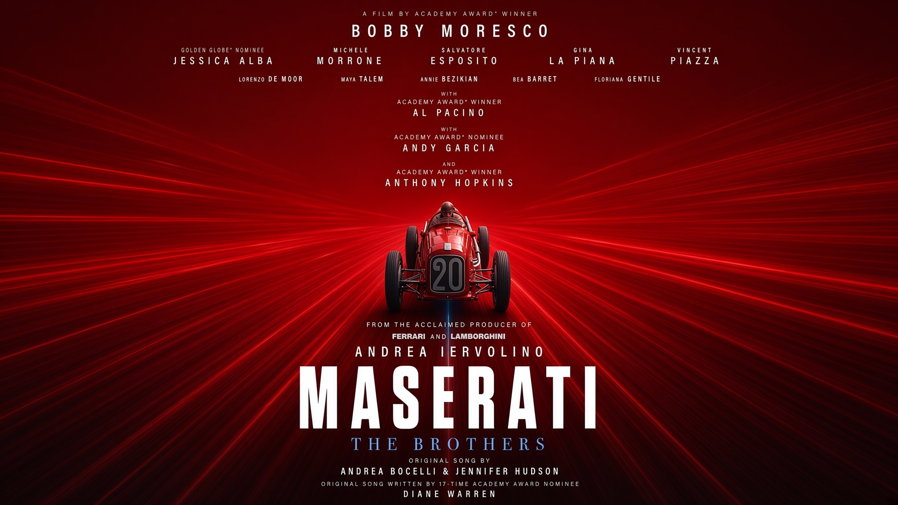 Après Ferrari et Lamborghini, Maserati dévoile son biopic
