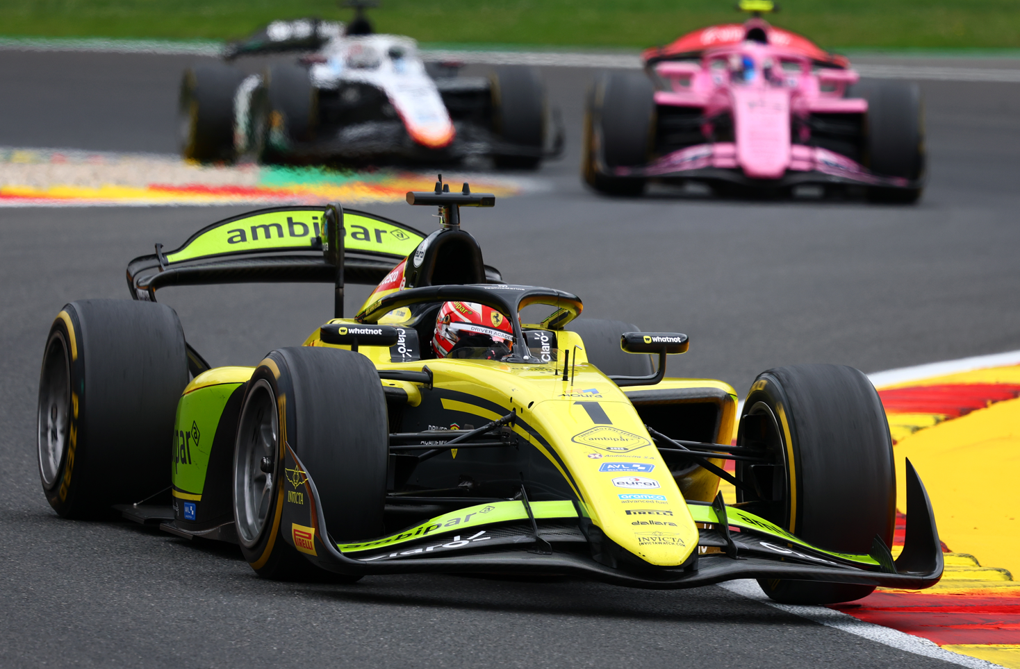 Rafael Camara au volant de sa monoplace jaune