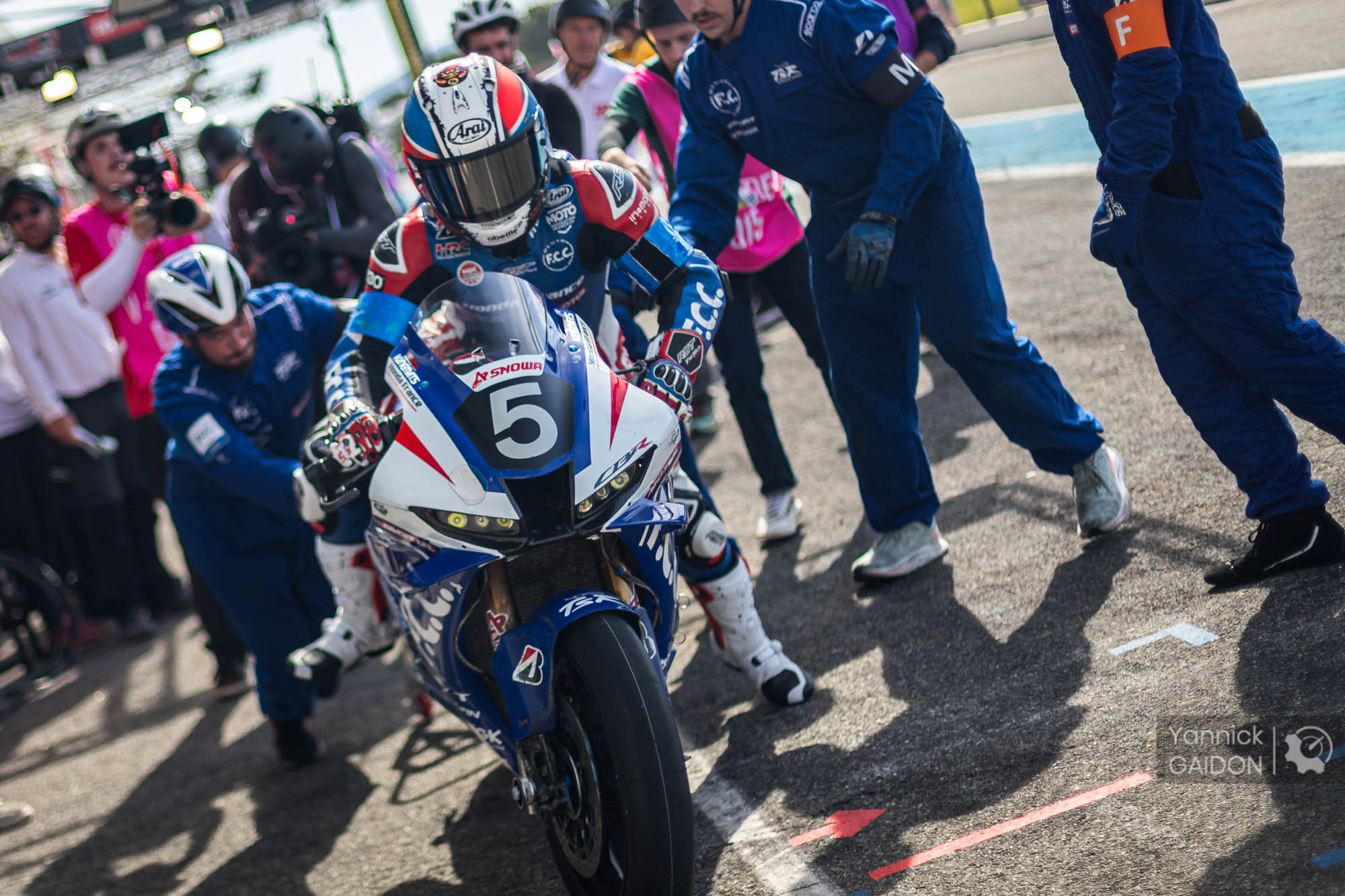 5 F.C.C. TSR Honda France (JPN), Honda CBR 1000 RR-R, TECHER Alan (FRA), PEROLARI Corentin (FRA), MCPHEE John (GBR), EWC, action