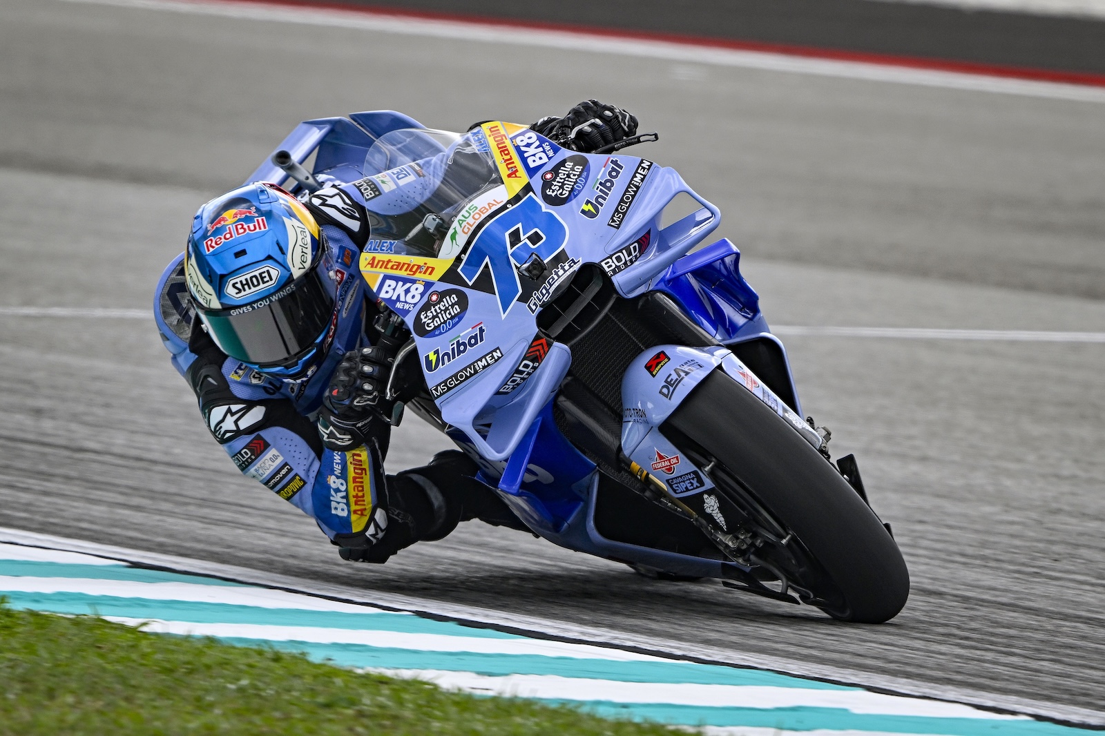Alex Marquez sur le circuit de Sepang