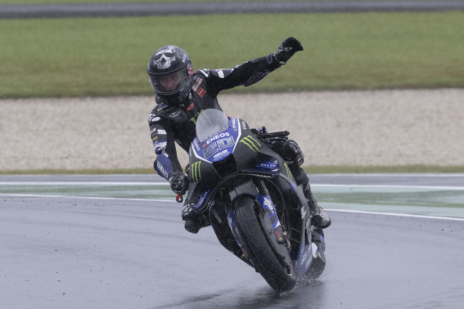 Fabio Quartararo sur le circuit de Phillip island en Australie
